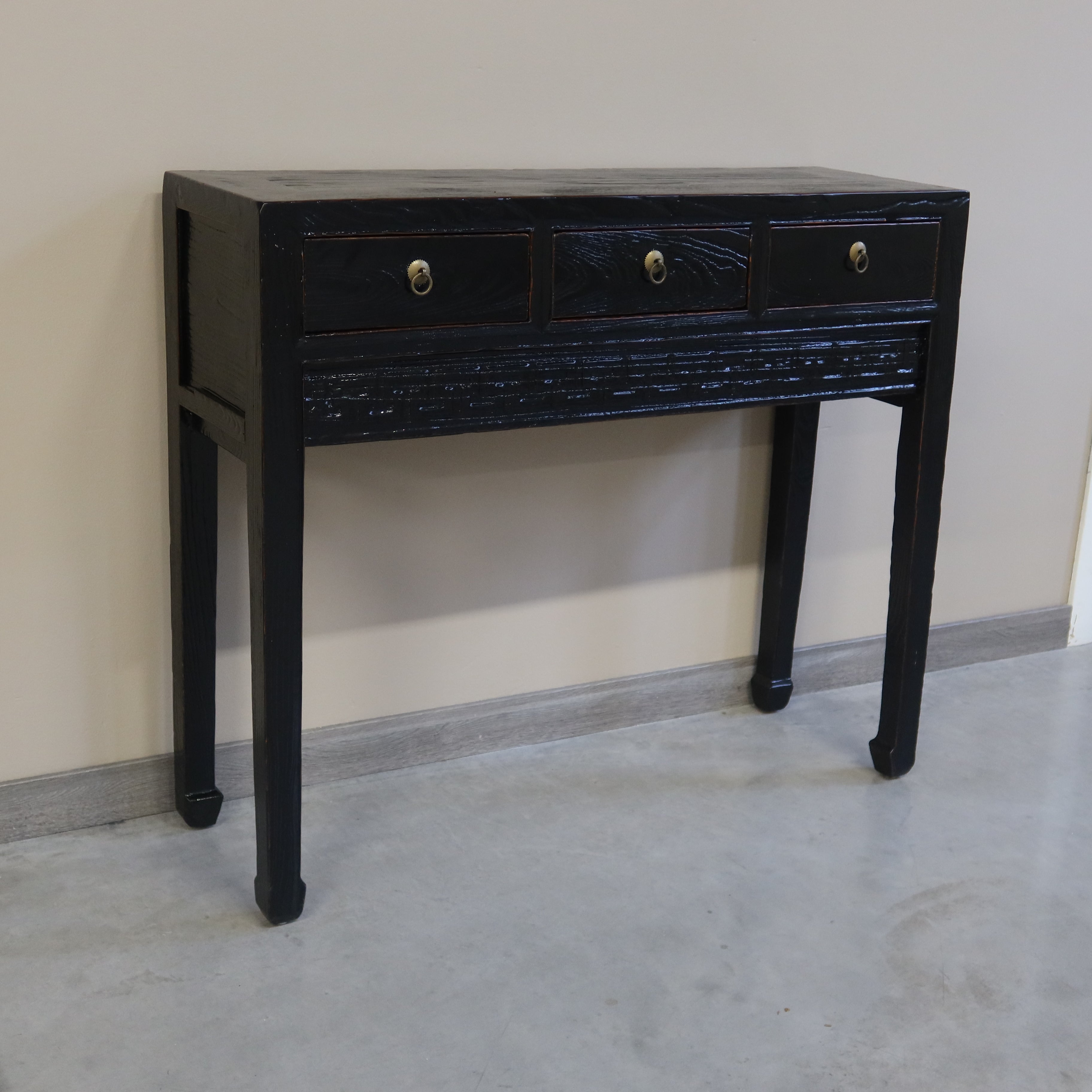 CONSOLLE CINESE LACCA NERA