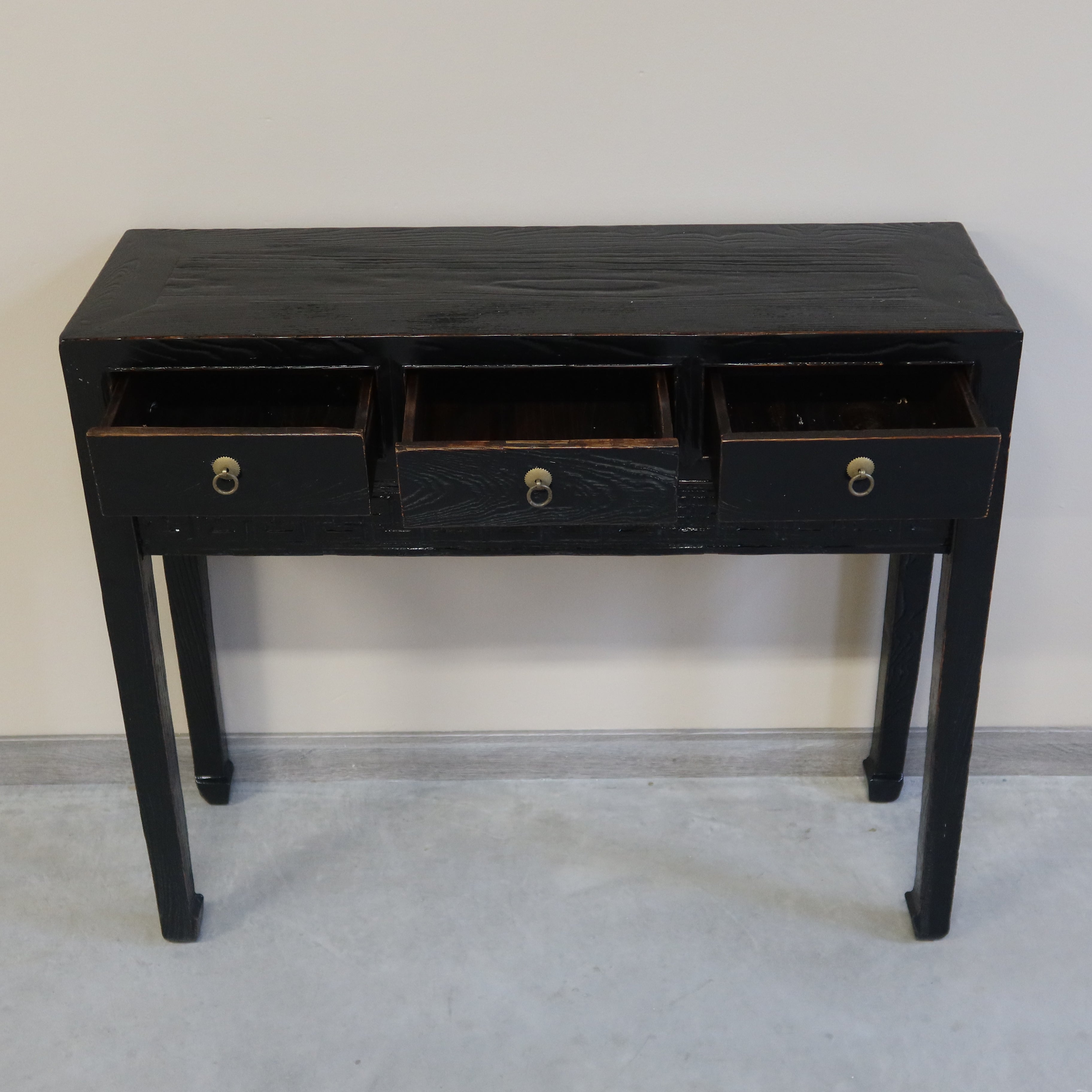 CONSOLLE CINESE LACCA NERA