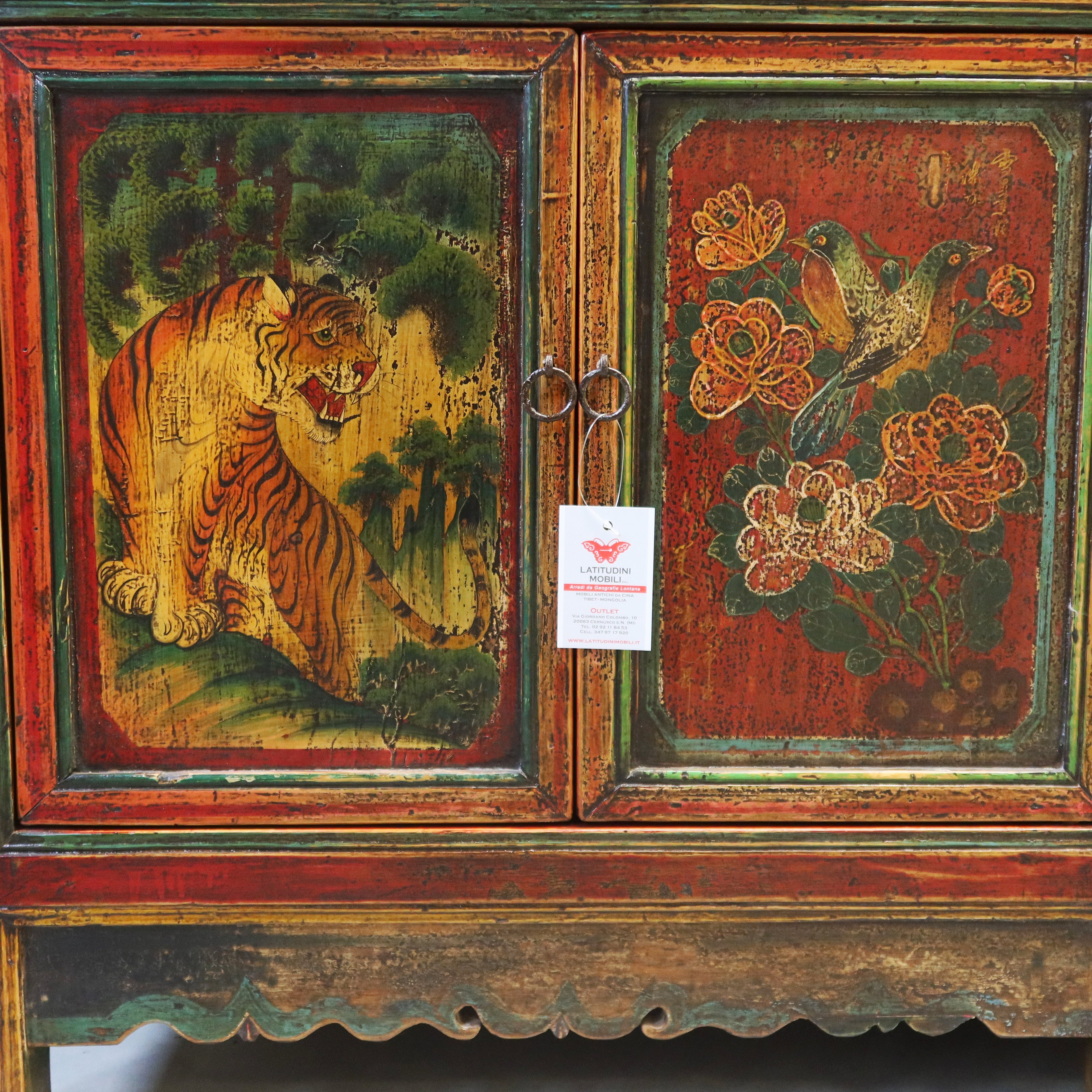 GRANDE CREDENZA MONGOLIA DEC. 6A6C