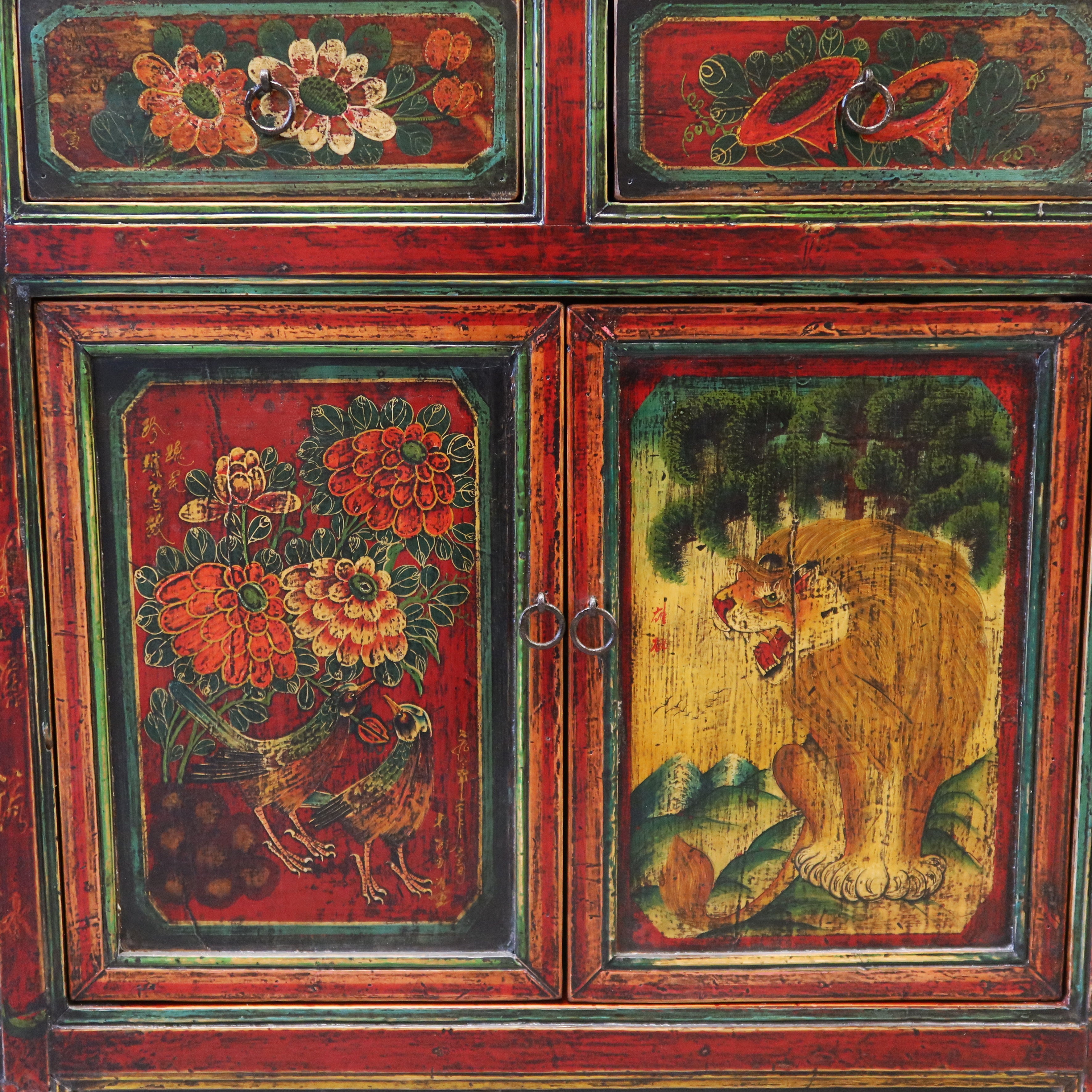 GRANDE CREDENZA MONGOLIA DEC. 6A6C