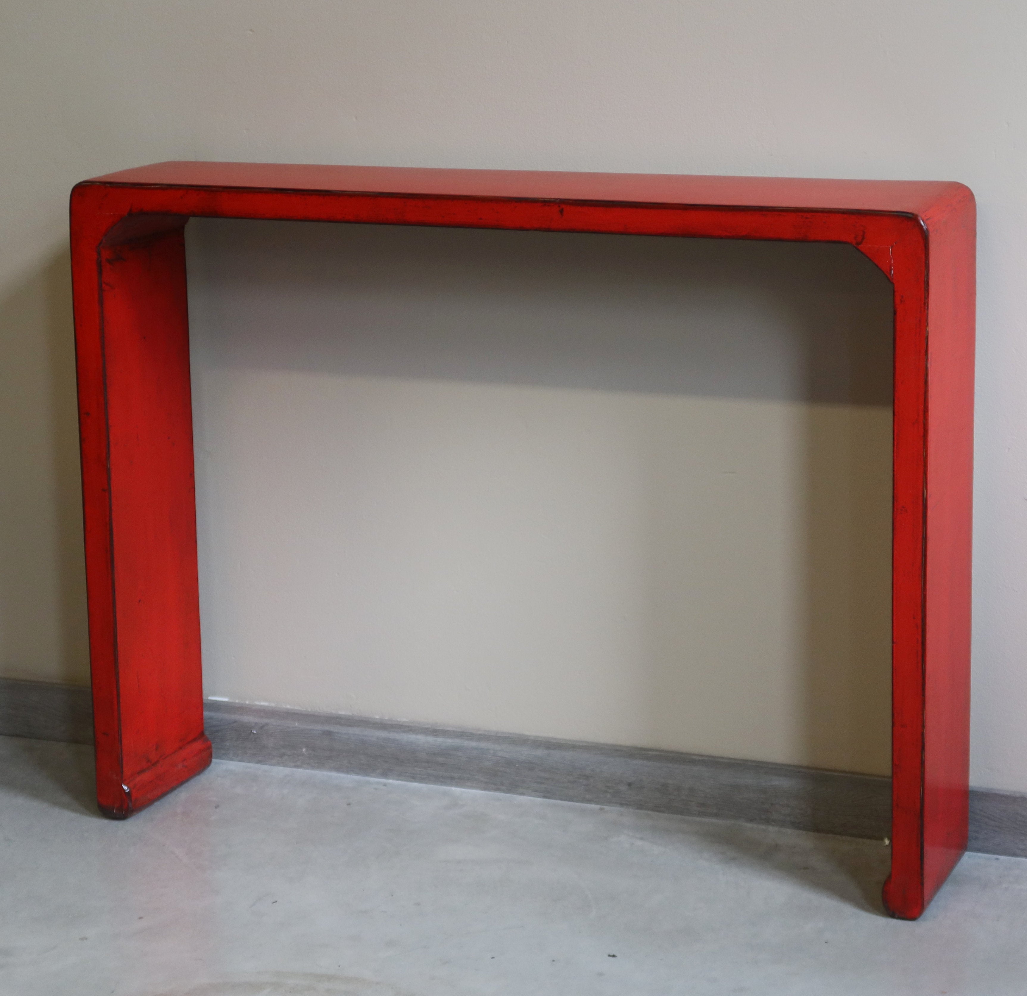 CONSOLE CINA LACCA ROSSA