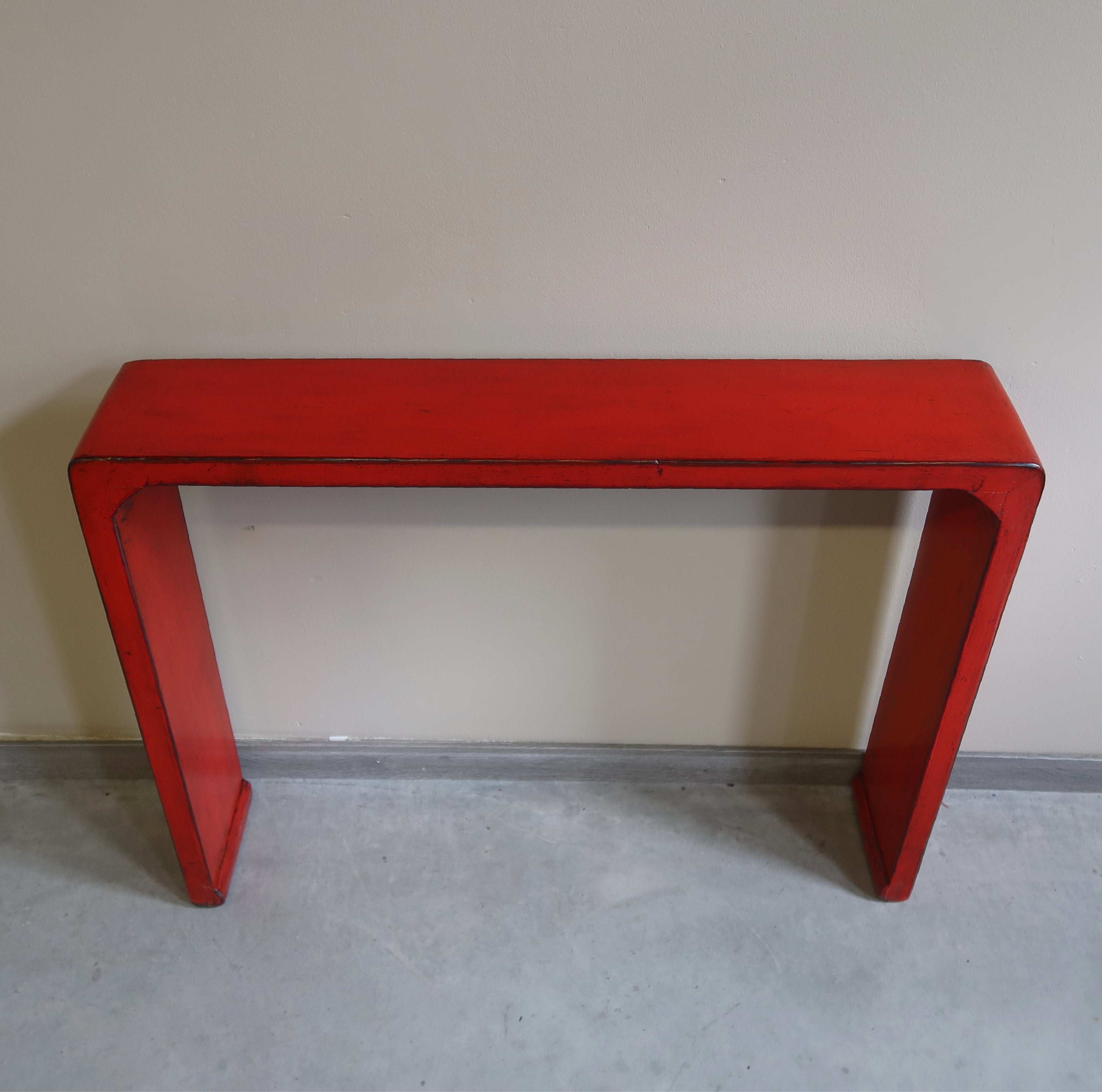 CONSOLE CINA LACCA ROSSA