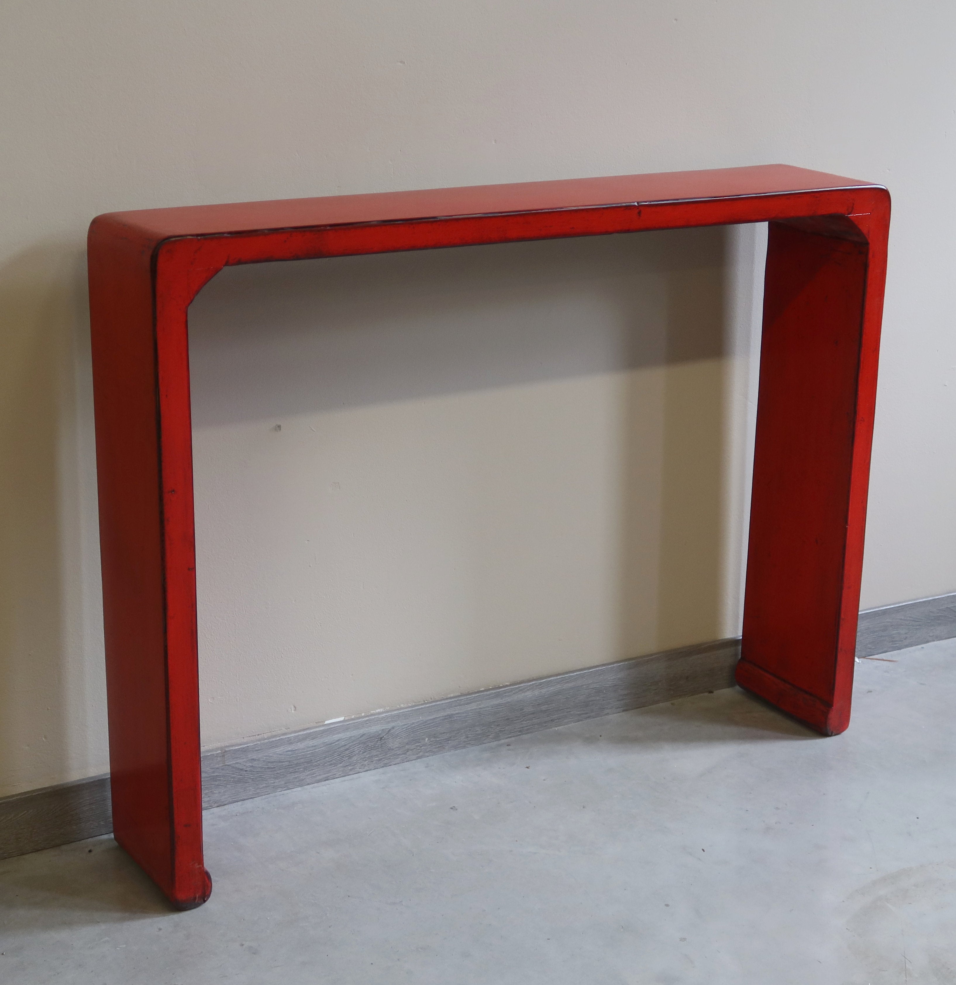 CONSOLE CINA LACCA ROSSA