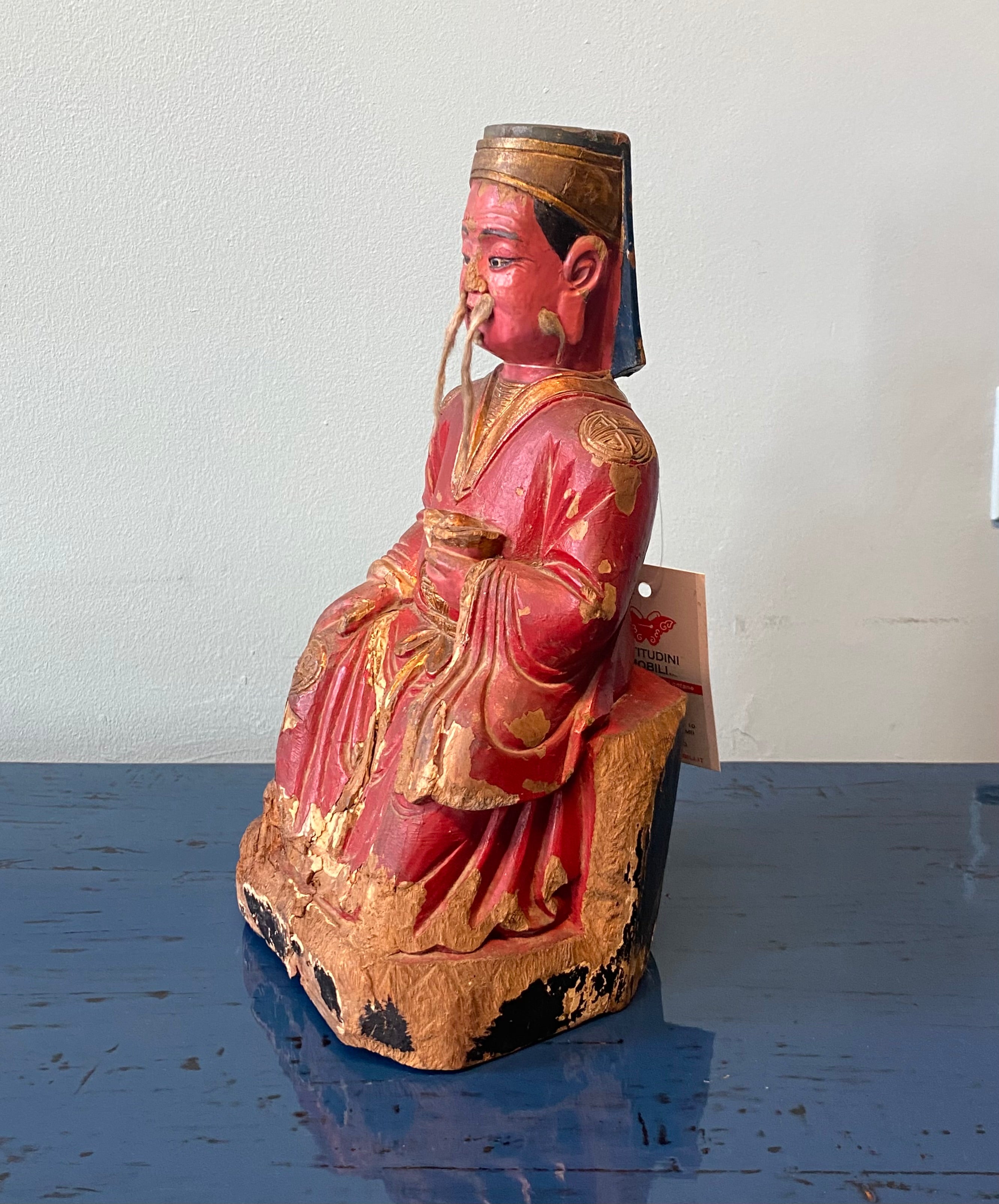 STATUA LIGNEA CONFUCIANA
