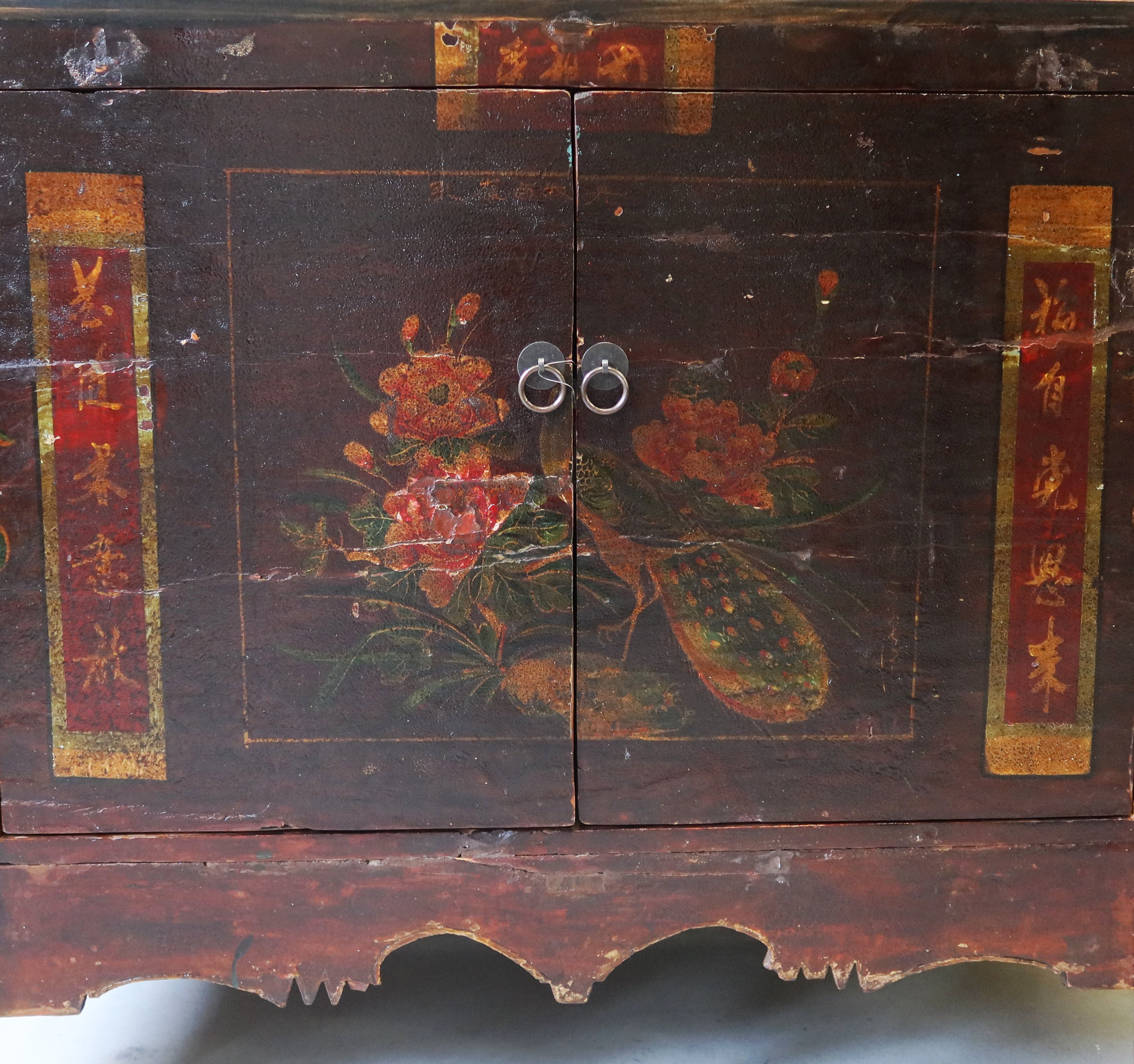 MADIA DECORATA DEL QINGHAI GAMBE ARRETRATE