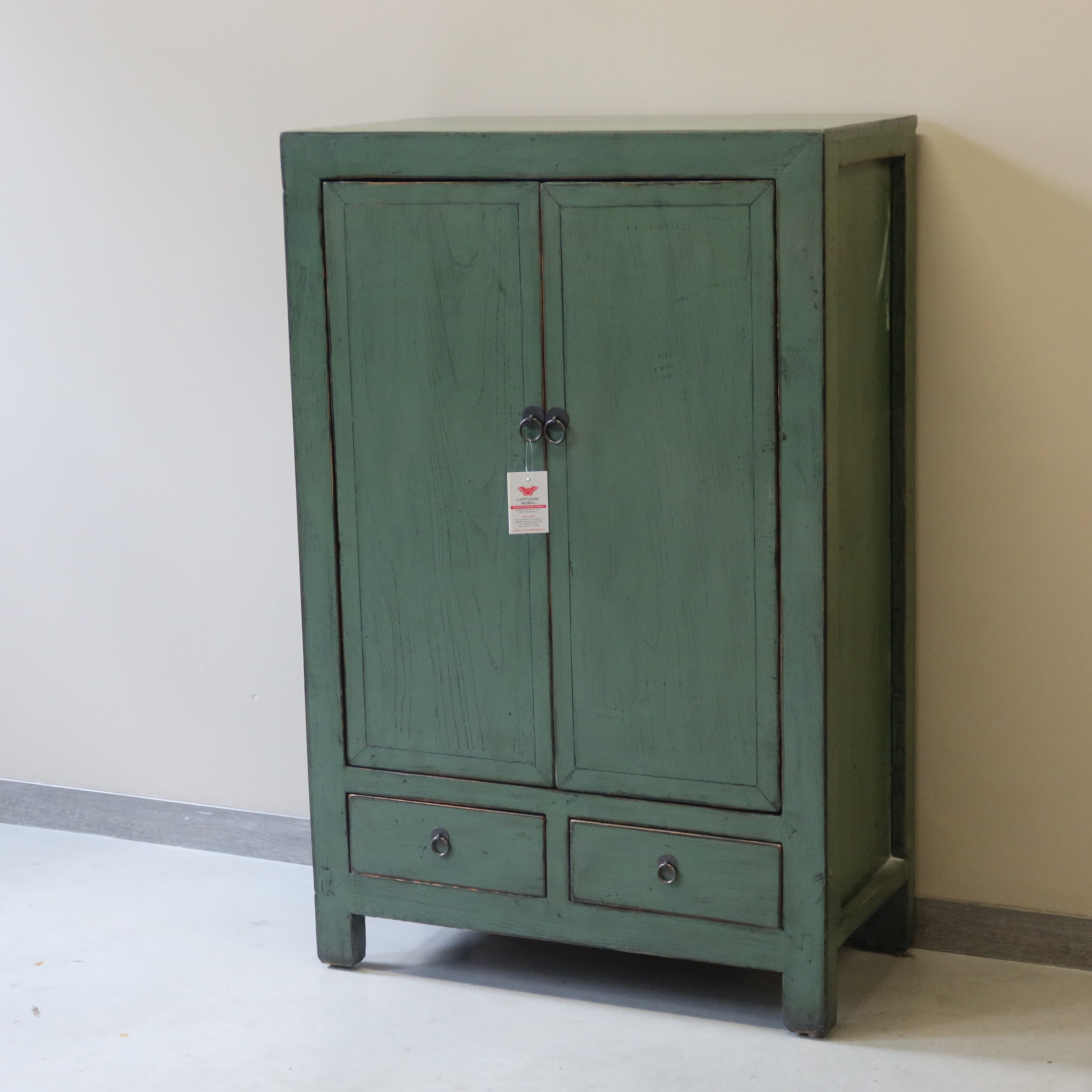 ARMADIETTO LACCATO 2 ANTE 2 CASSETTI