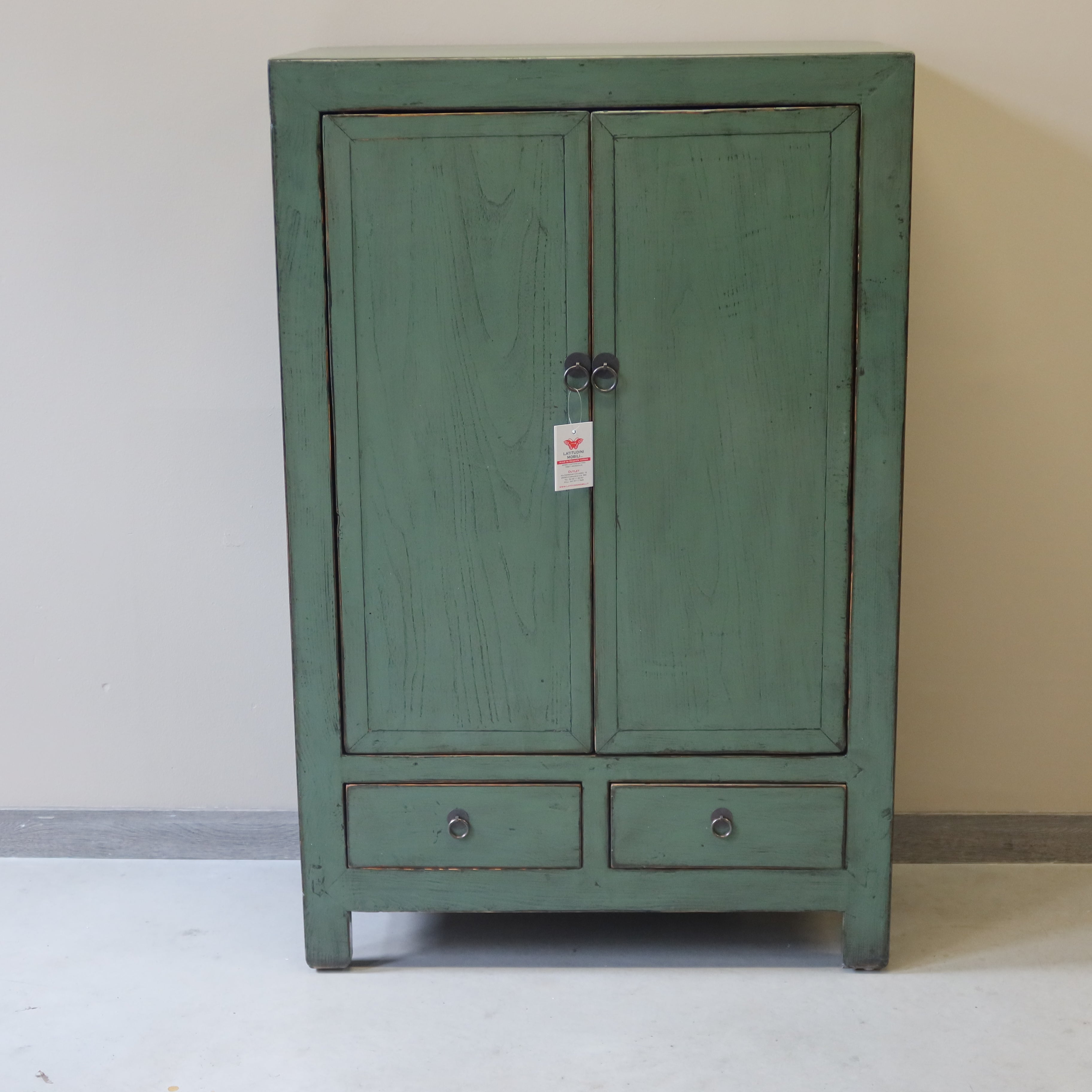 ARMADIETTO LACCATO 2 ANTE 2 CASSETTI