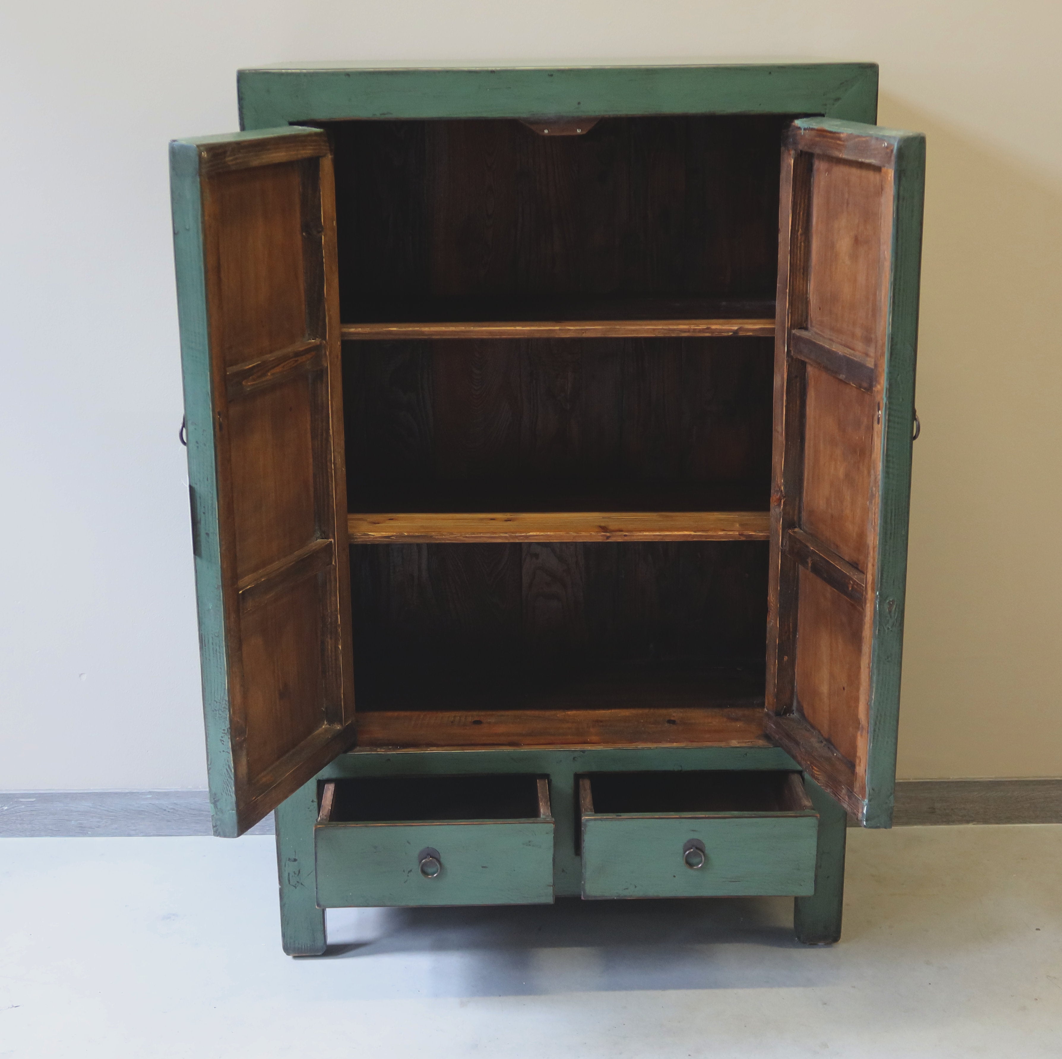 ARMADIETTO LACCATO 2 ANTE 2 CASSETTI