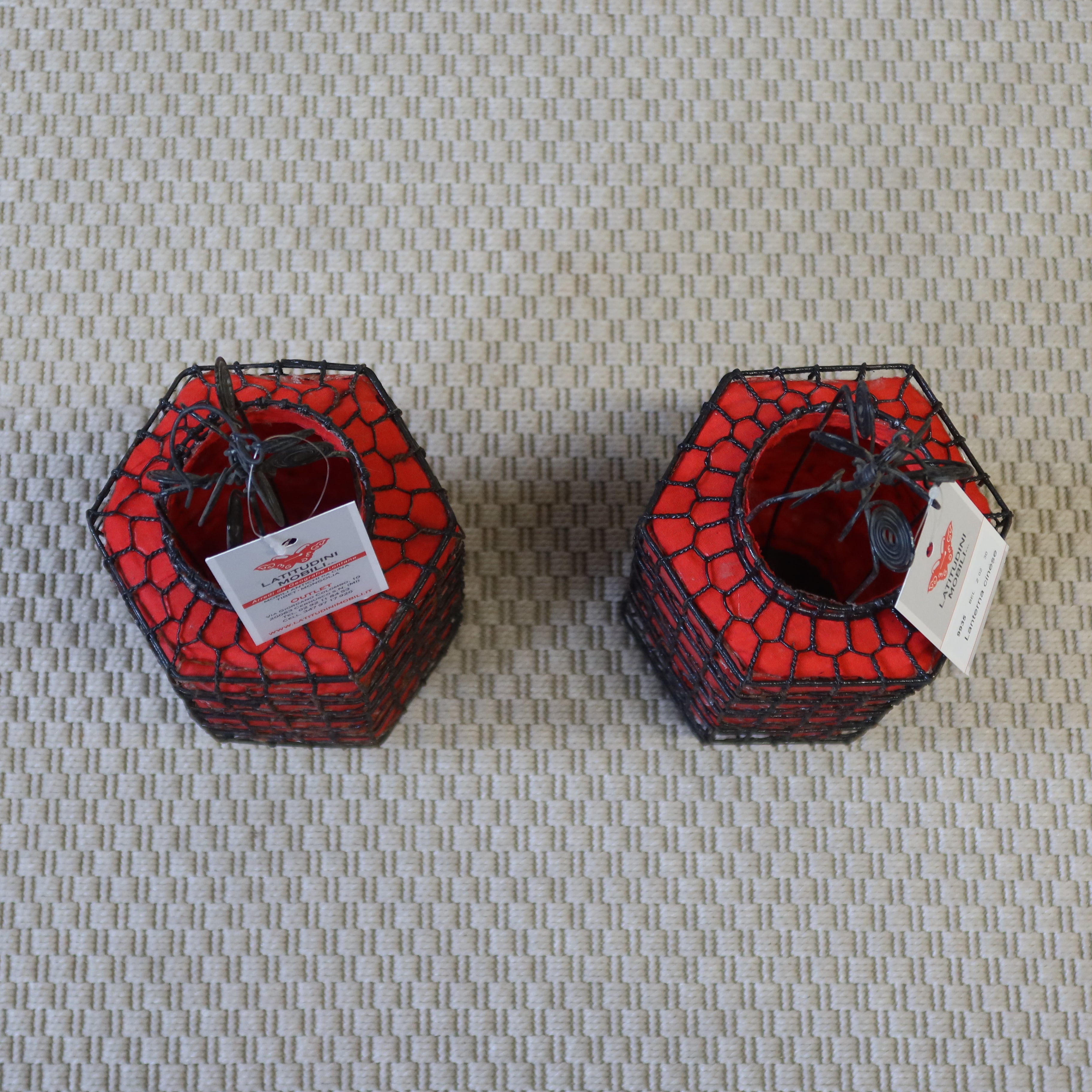 LANTERNA CINESE IN TELA COLORATA