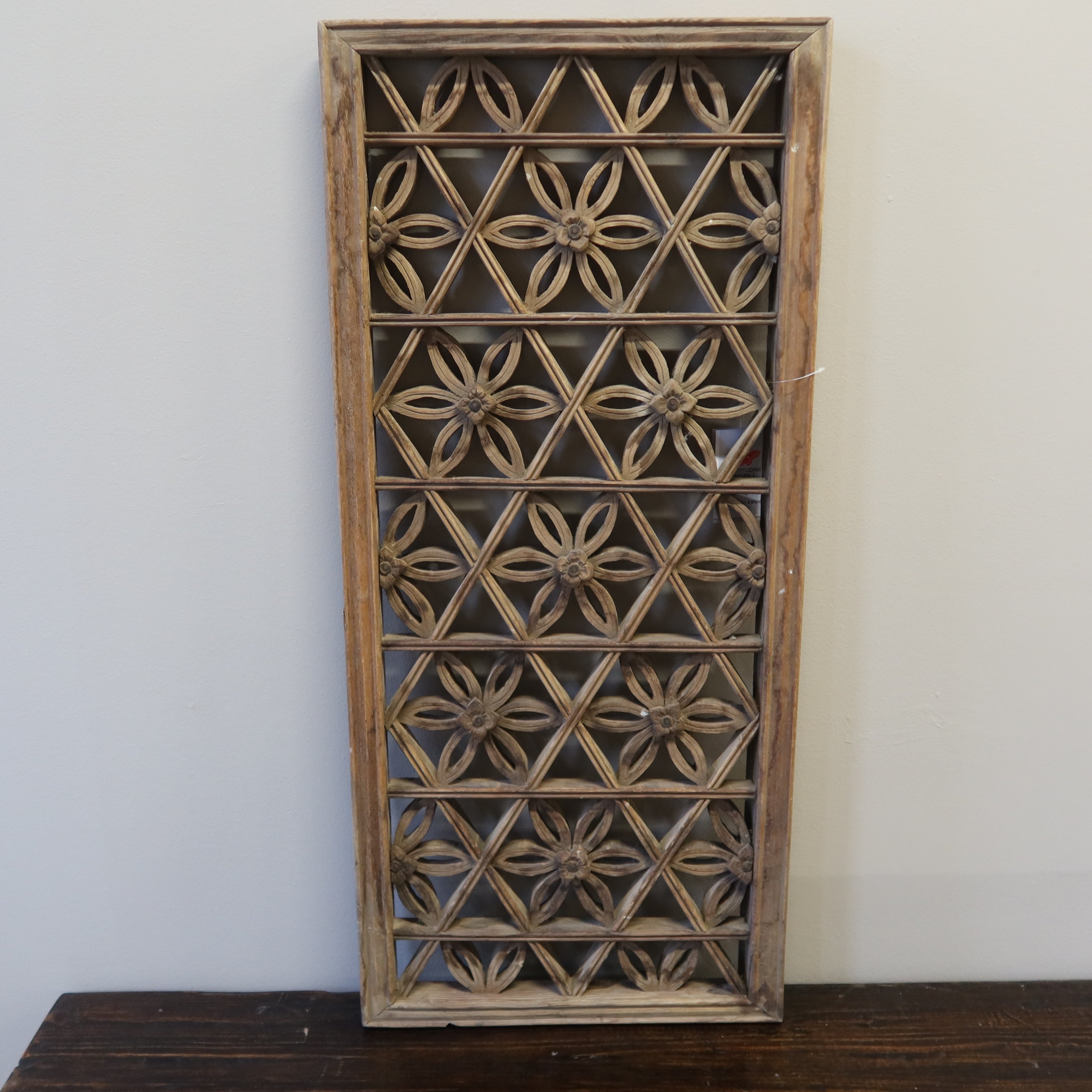 PANNELLO CINESE LIGNEO CON INTAGLI