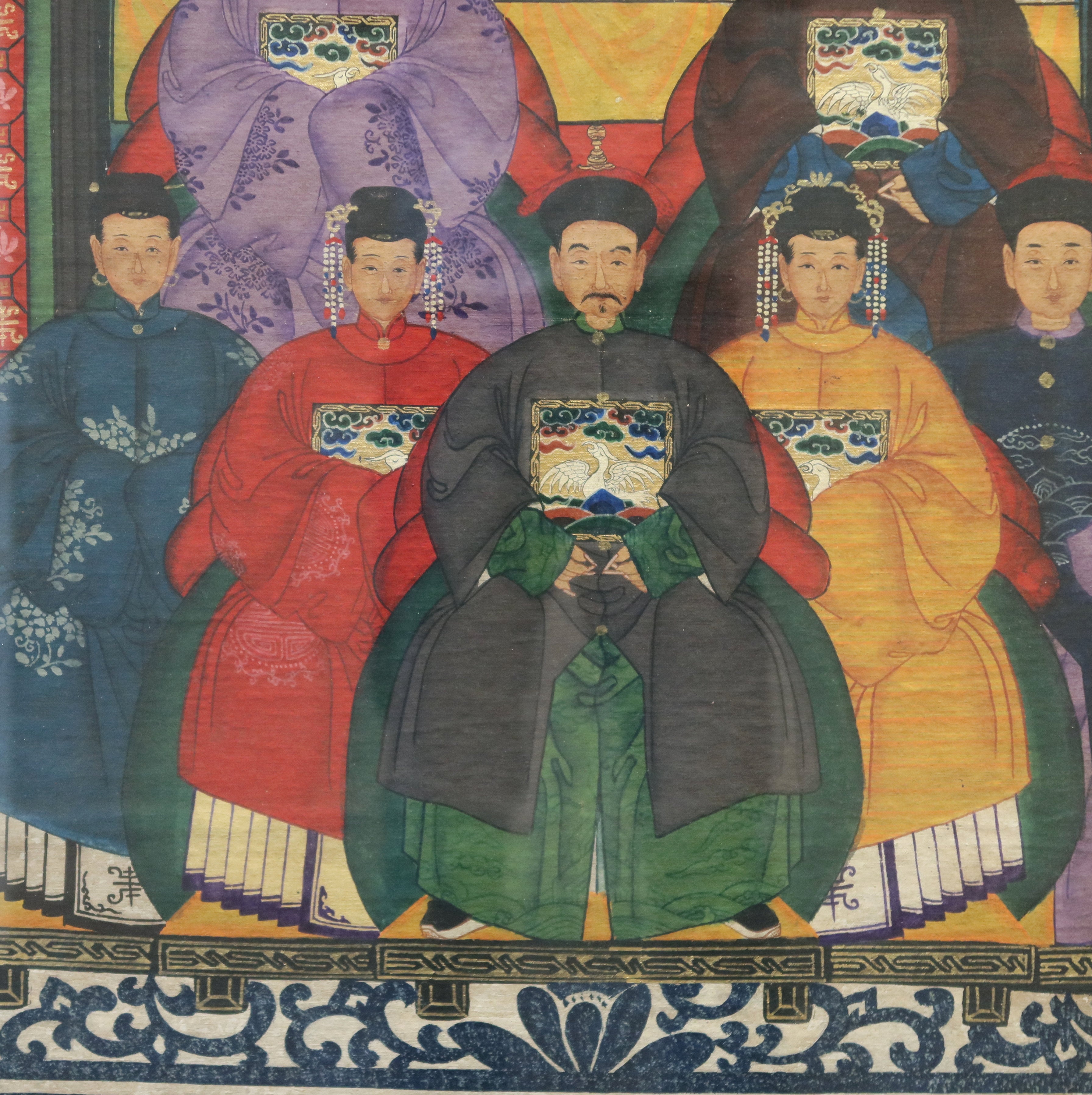 DIPINTO SU TELA "FAMIGLIA IMPERIALE"