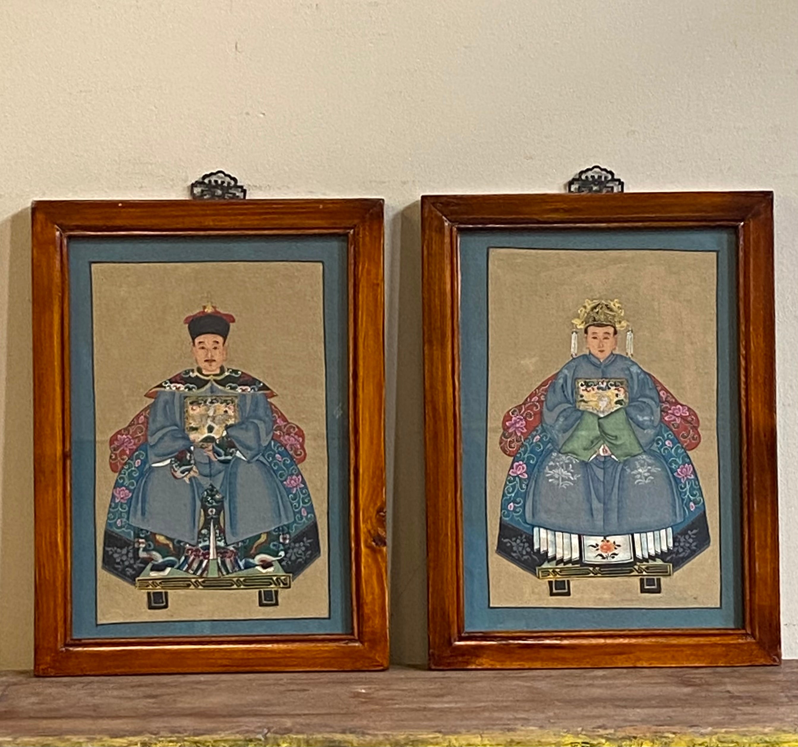 DIPINTO SU TELA "IMPERATORE CINESE"