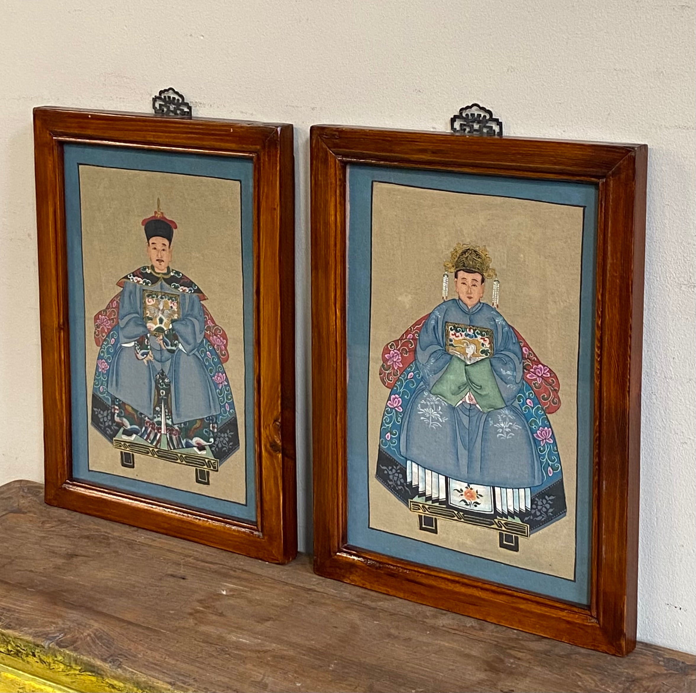 DIPINTO SU TELA "IMPERATORE CINESE"