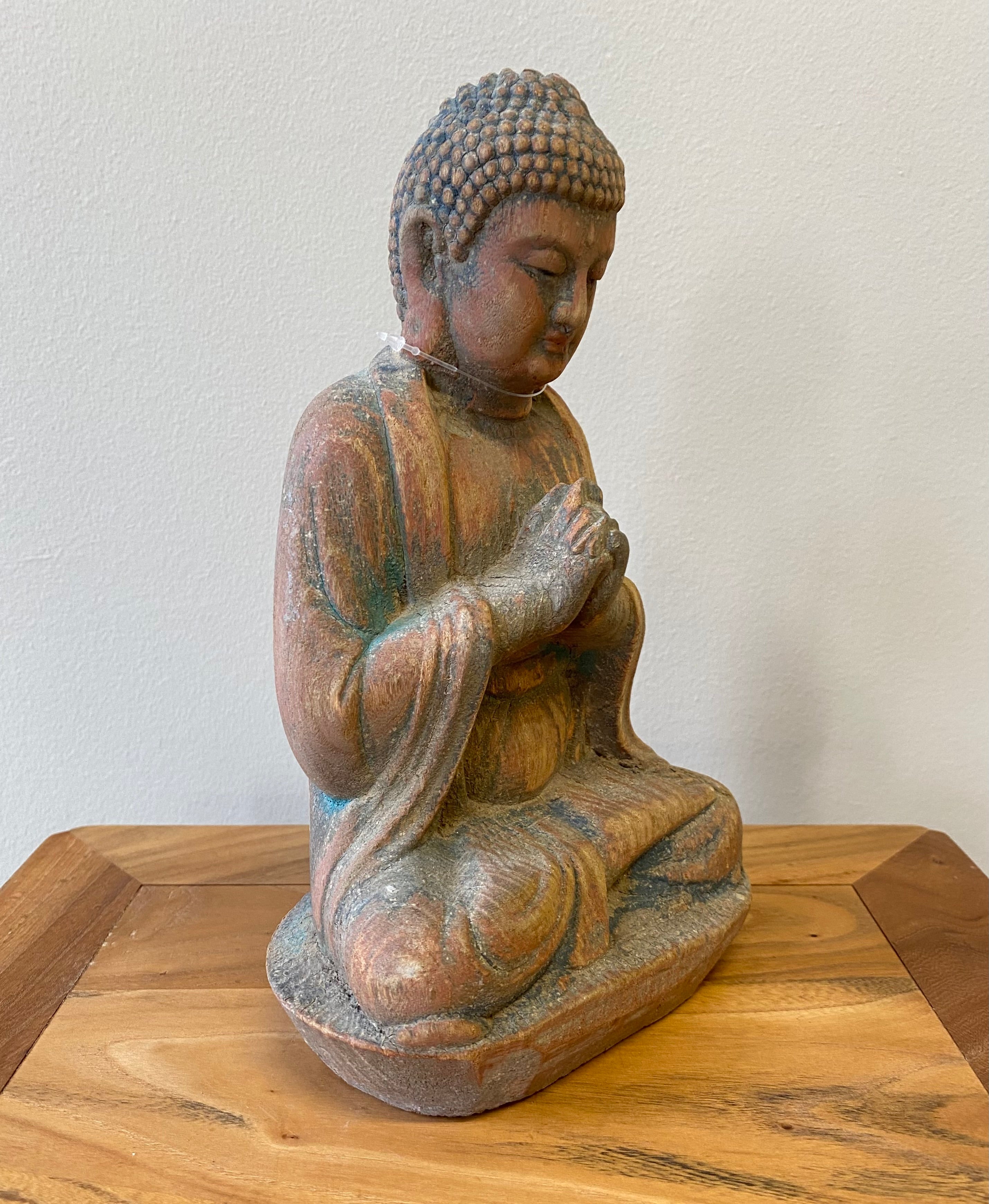 STATUETTA LIGNEA CINESE POSIZIONE LOTO