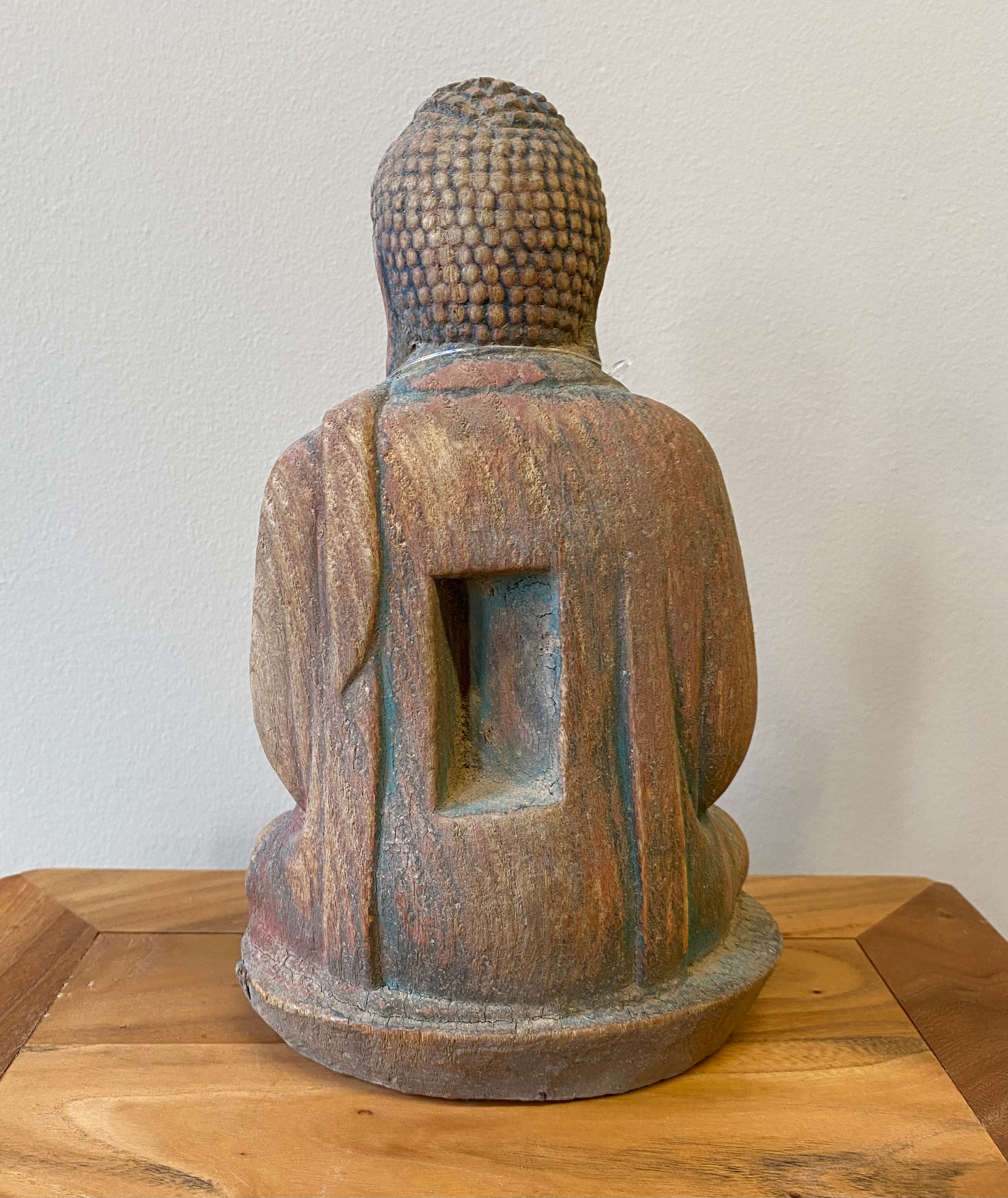 STATUETTA LIGNEA CINESE POSIZIONE LOTO