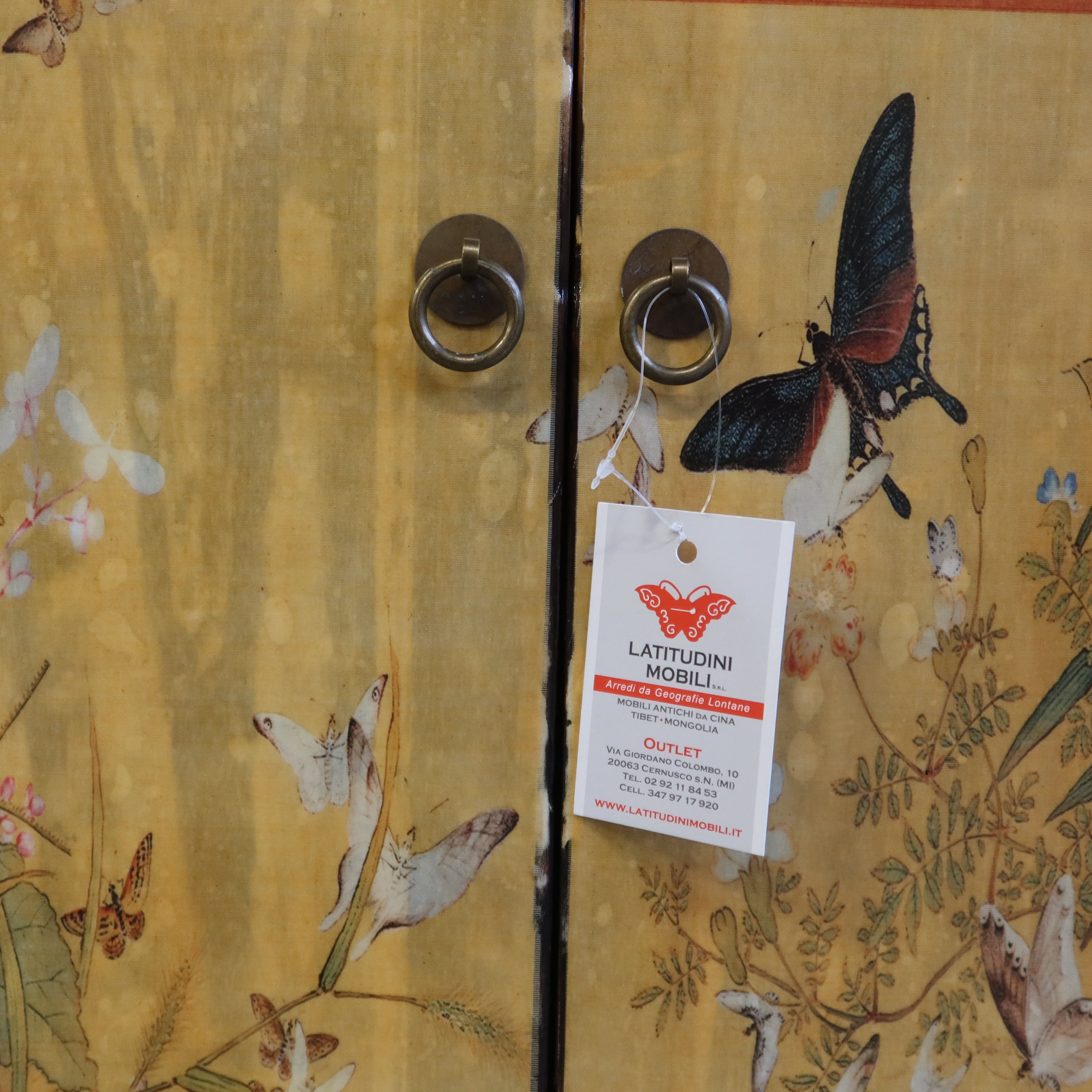 CREDENZINO MONGOLIA DECORATO