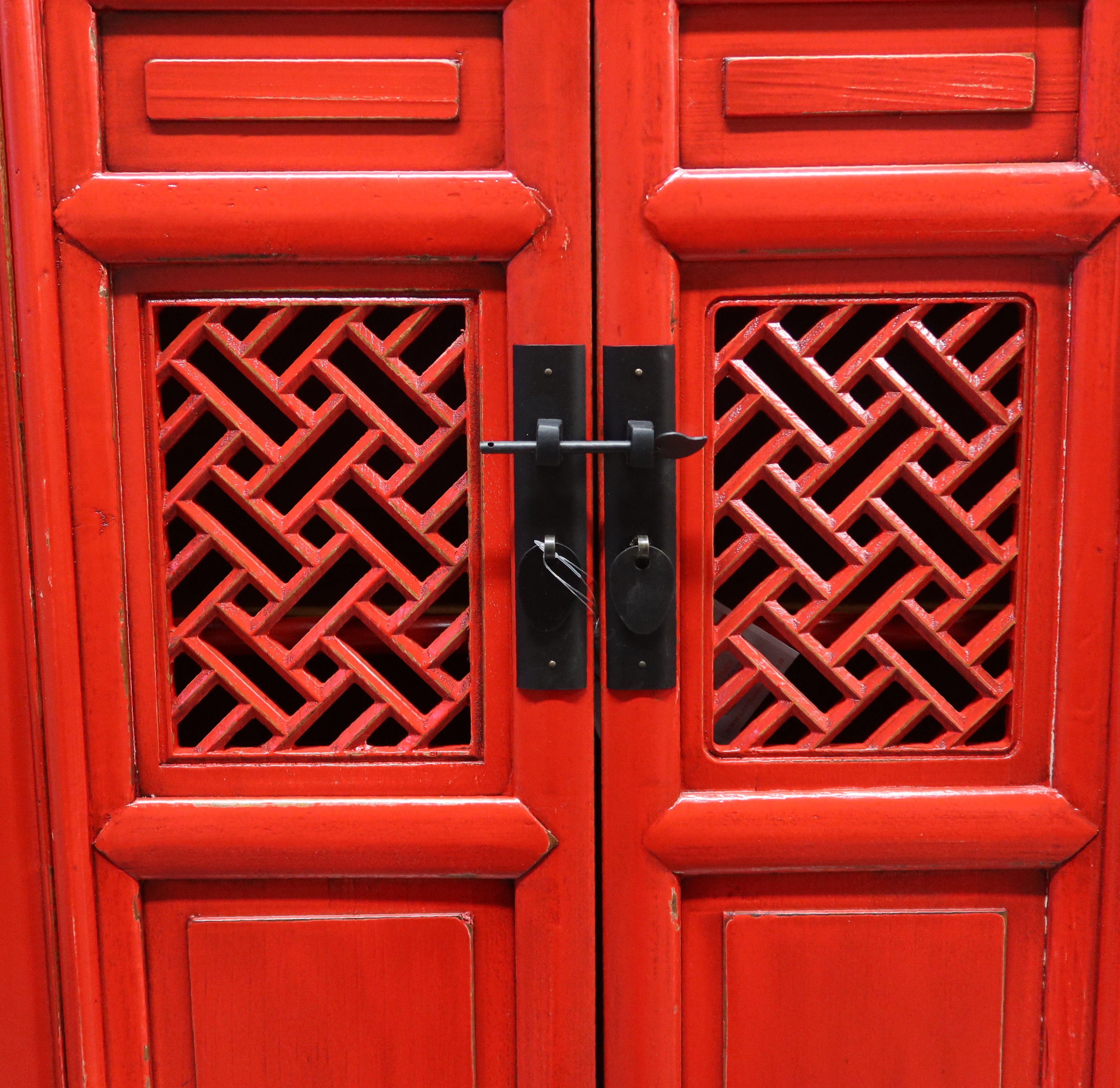 ARMADIETTO LACCA ROSSA ANTE A GRATA