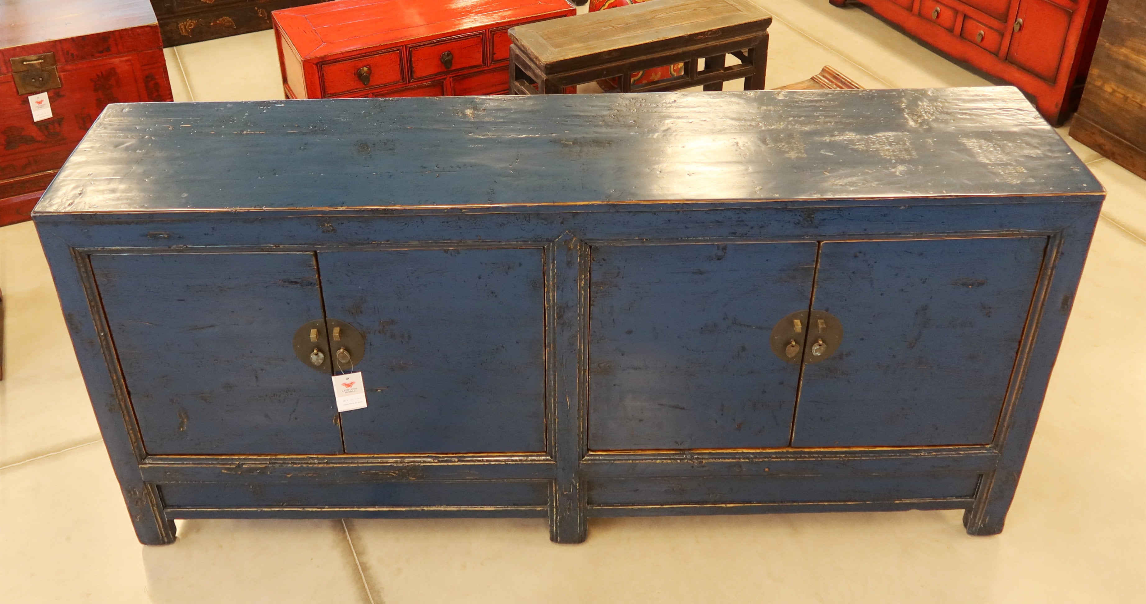 MADIA MONGOLIA IN LACCA BLU