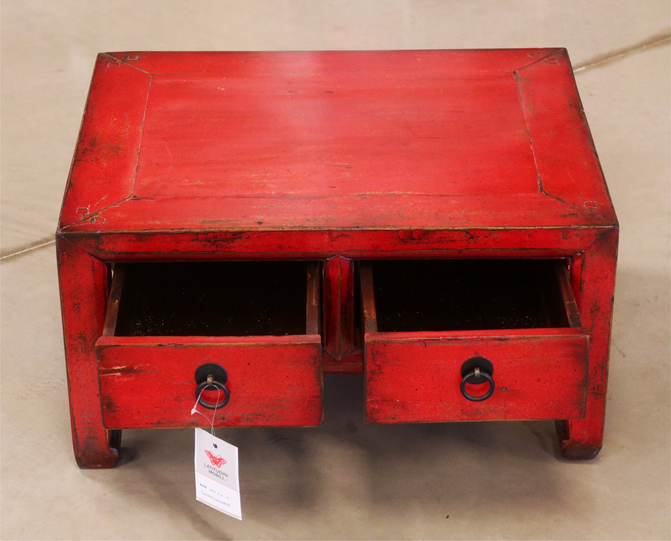 TAVOLINO LACCA ROSSA 2C