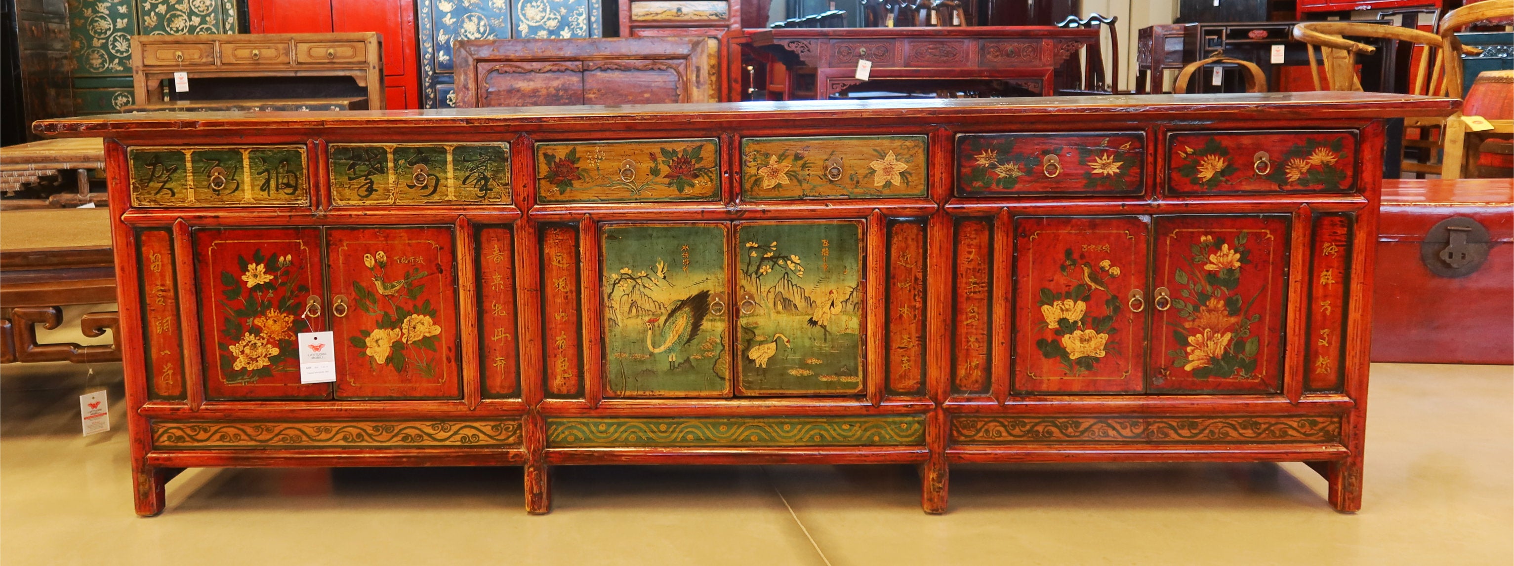 LUNGA CASSAPANCA MONGOLIA DECORO VIVO