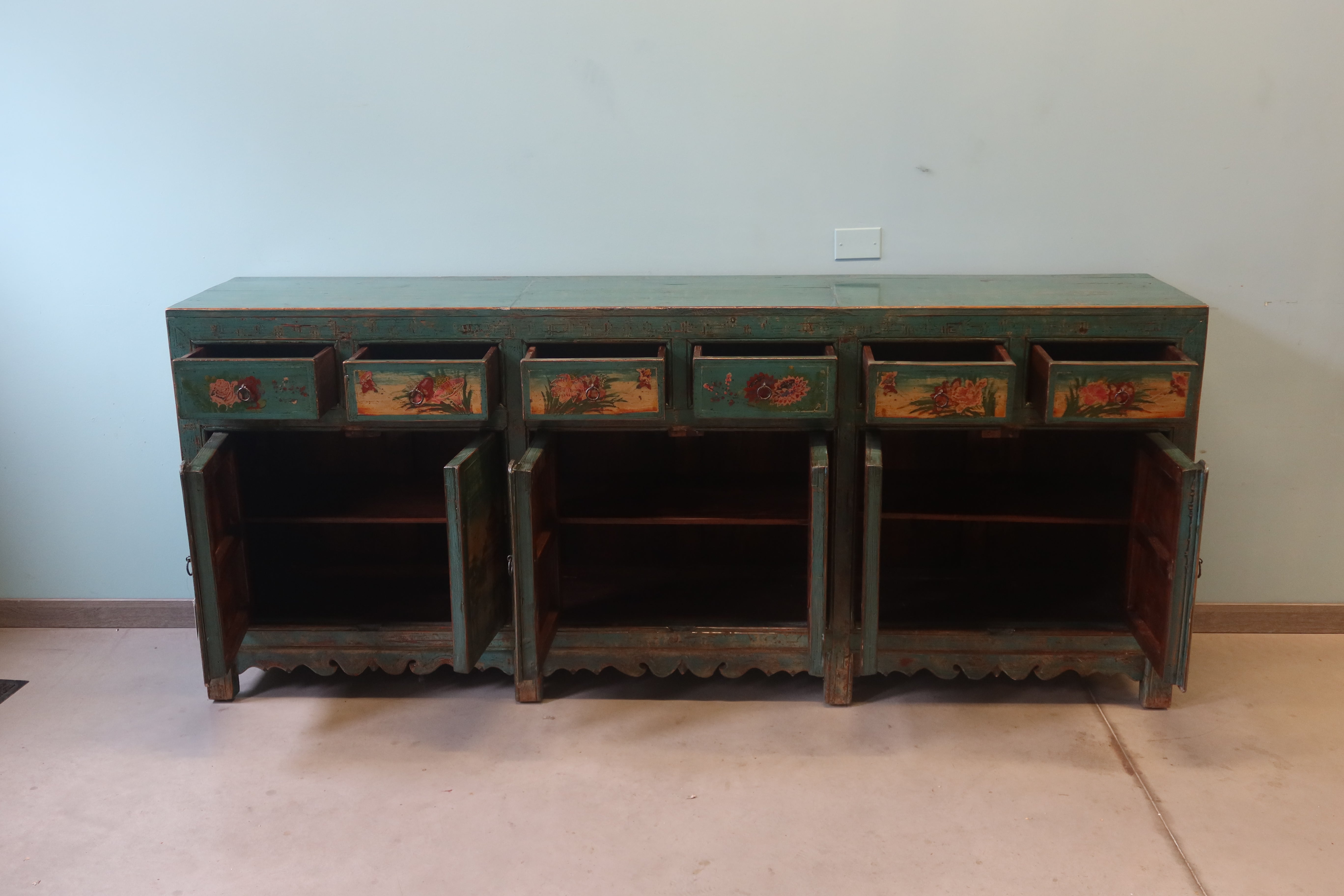 GRANDE CREDENZA MONGOLIA DEC. 6A6C