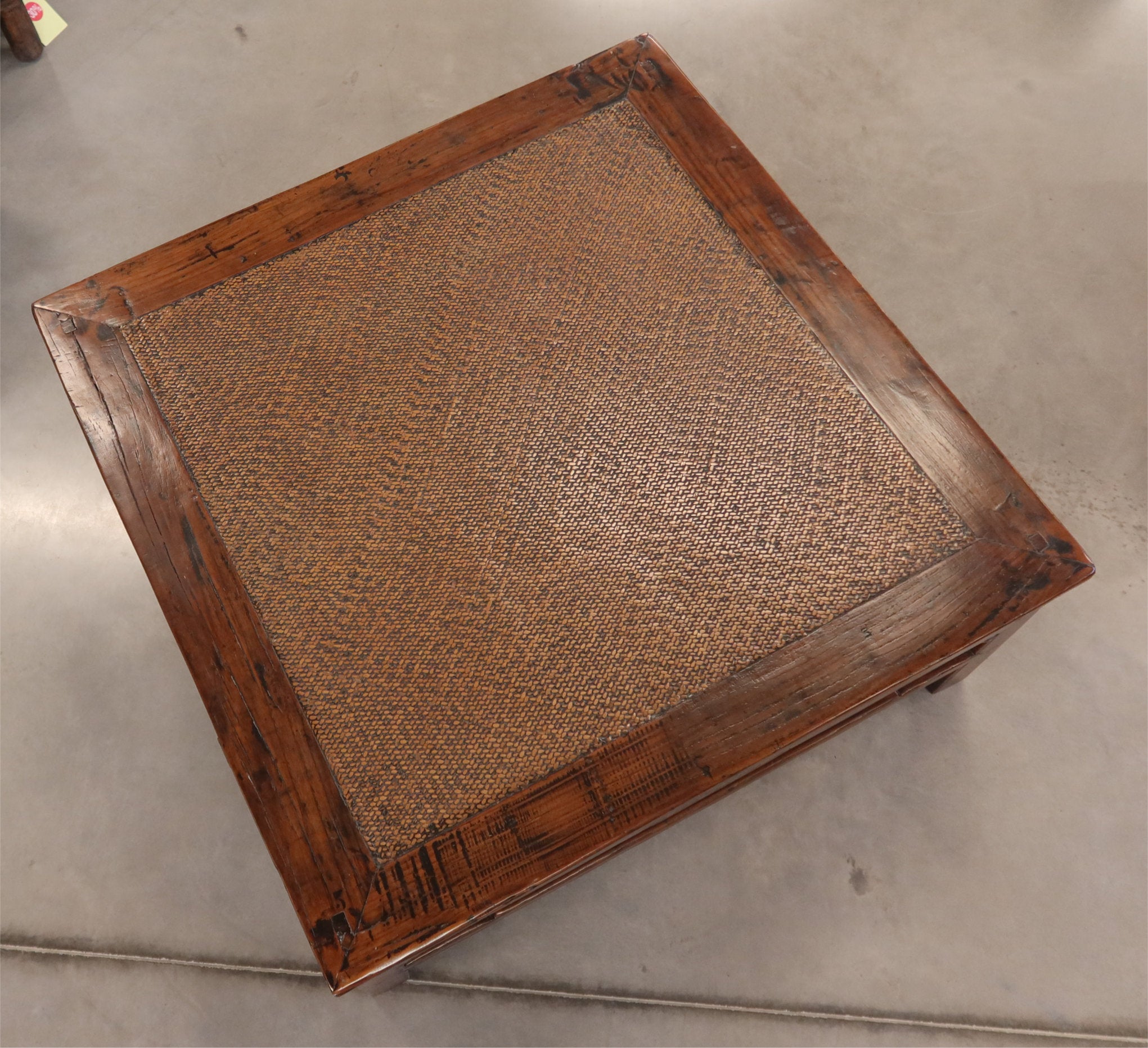TAVOLO CINESE QUADRATO PIANO RATTAN