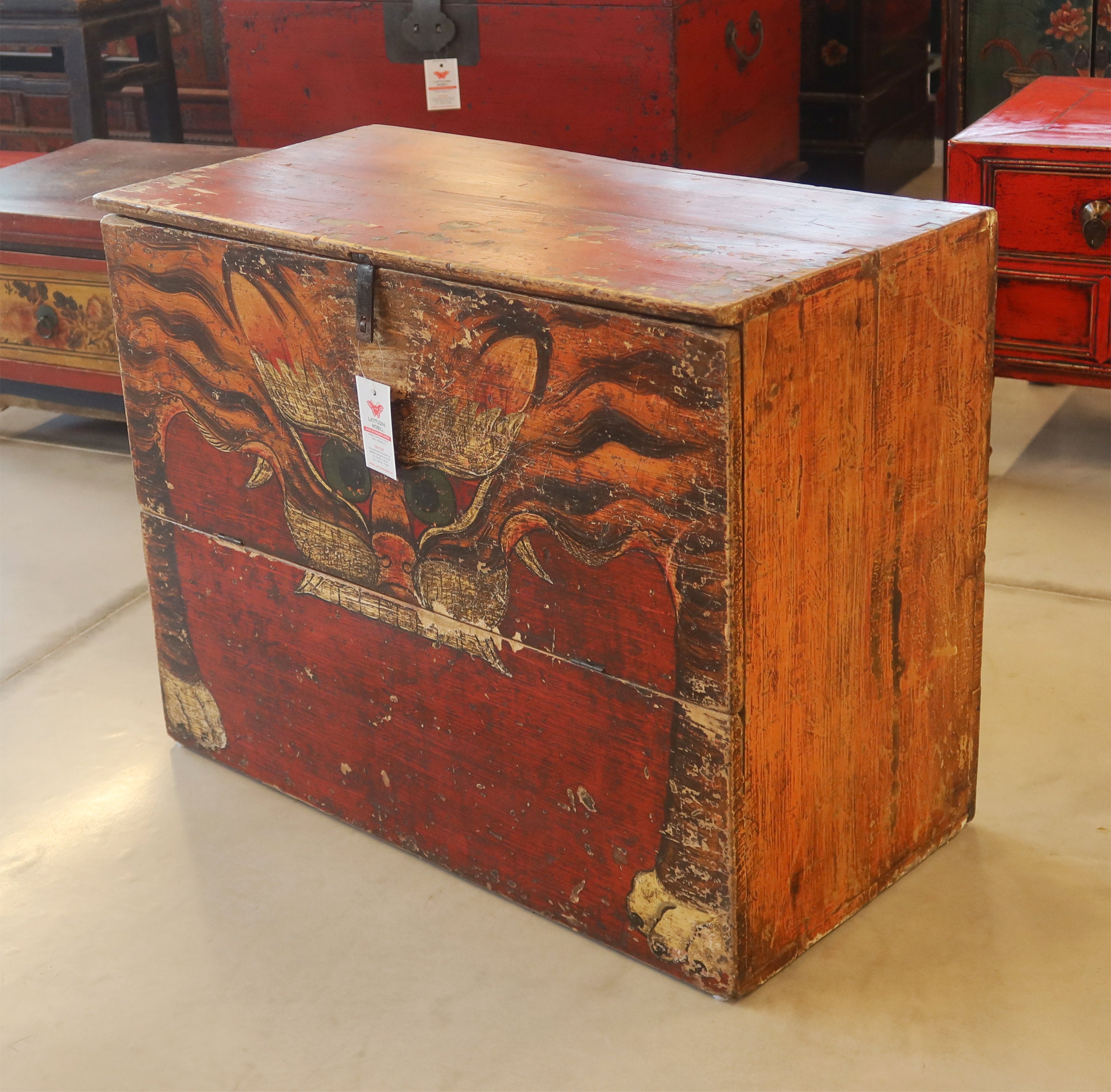 BAULE QINGHAI DECORO TIGRE