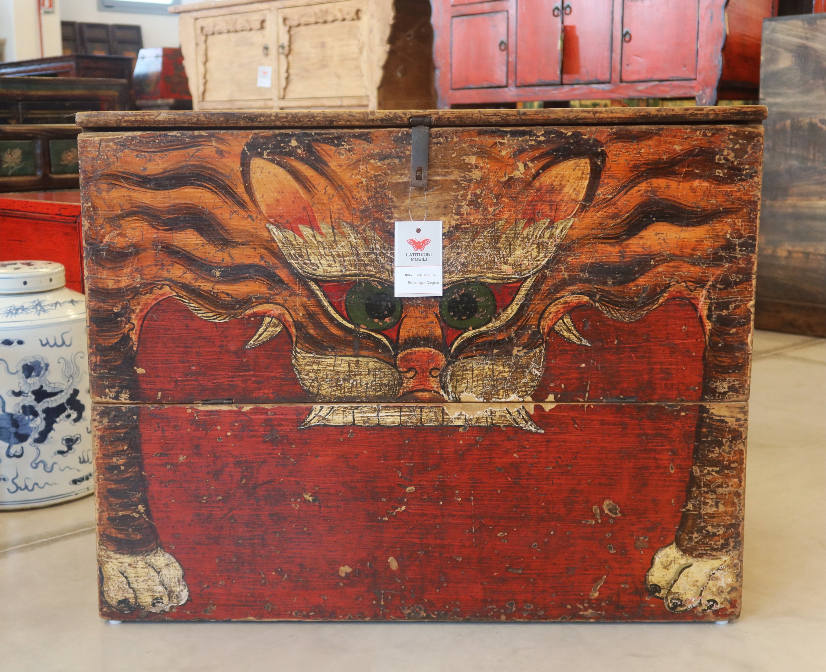 BAULE QINGHAI DECORO TIGRE