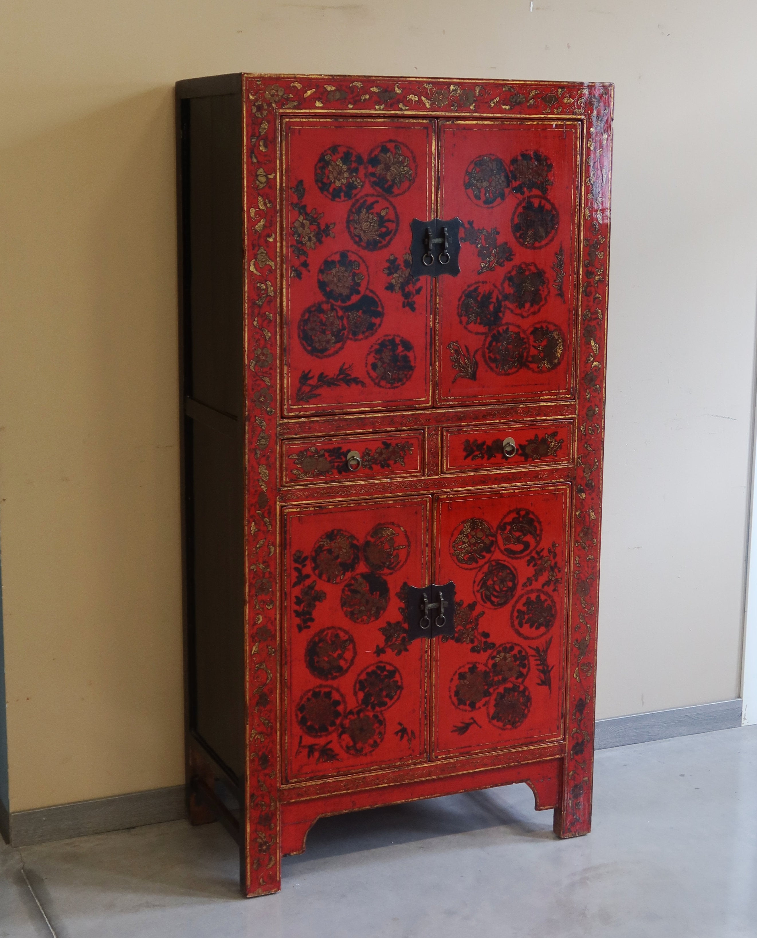 ARMADIETTO SHANXI DECORATO TAGLIA MEDIA