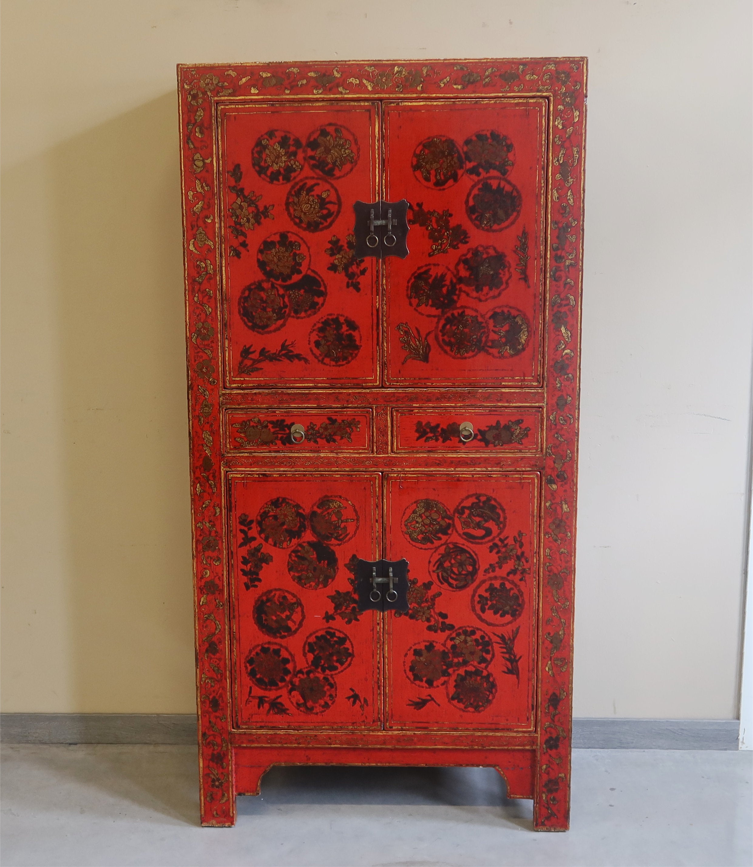 ARMADIETTO SHANXI DECORATO TAGLIA MEDIA