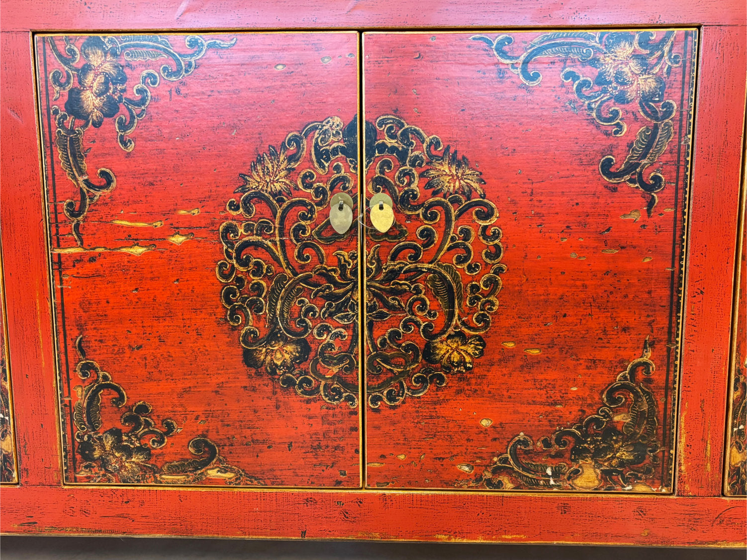CREDENZA MONGOLIA 4 ANTE DECORATE