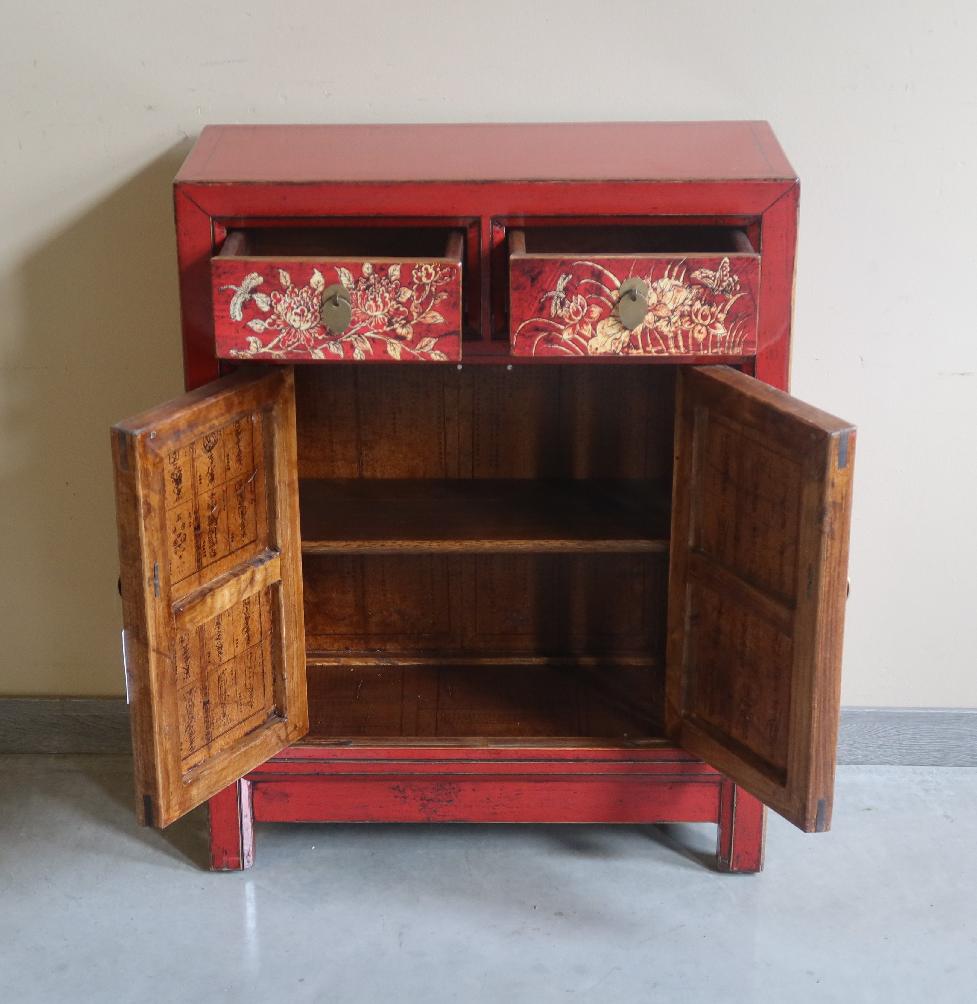 CREDENZINA MONGOLIA DECORATA