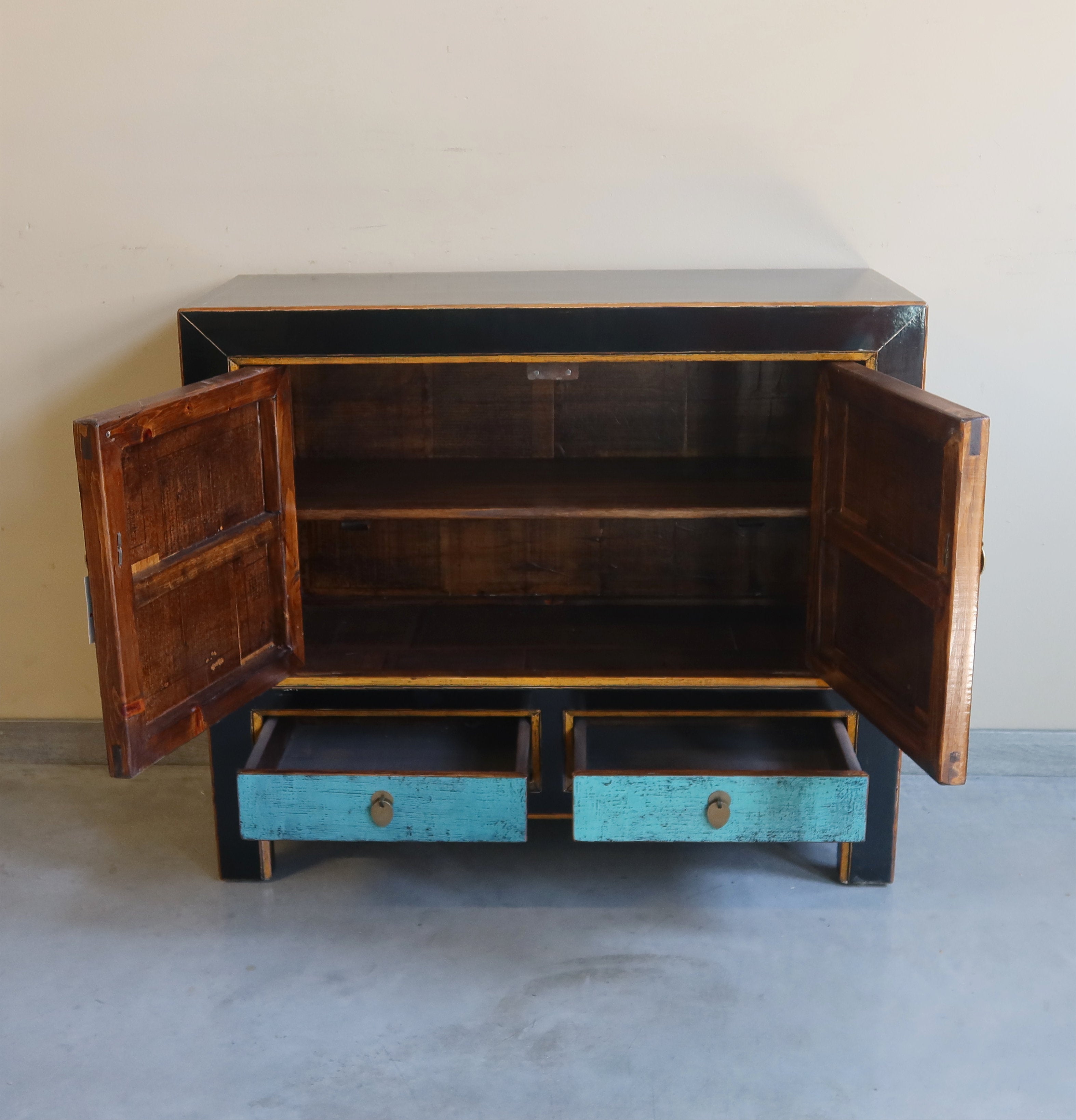 CREDENZA MONGOLIA LACCA DECORATA