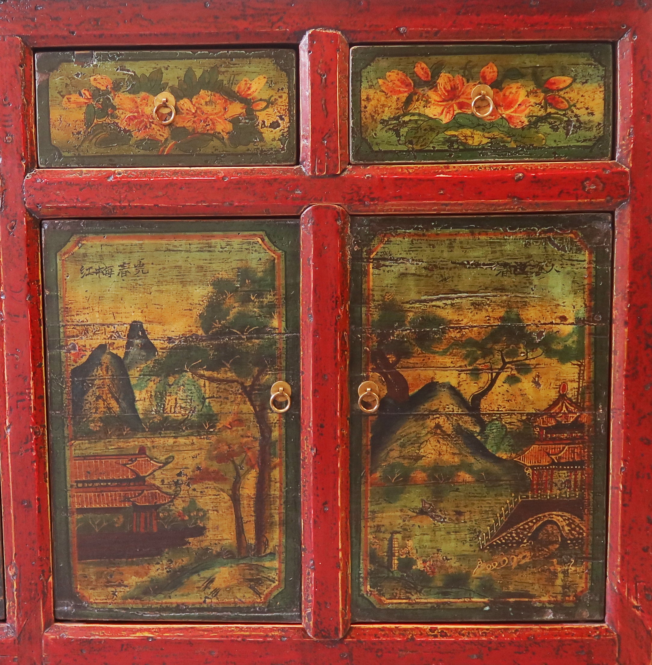 GRANDE CREDENZA MONGOLIA DEC. 6A6C DEC VIVO