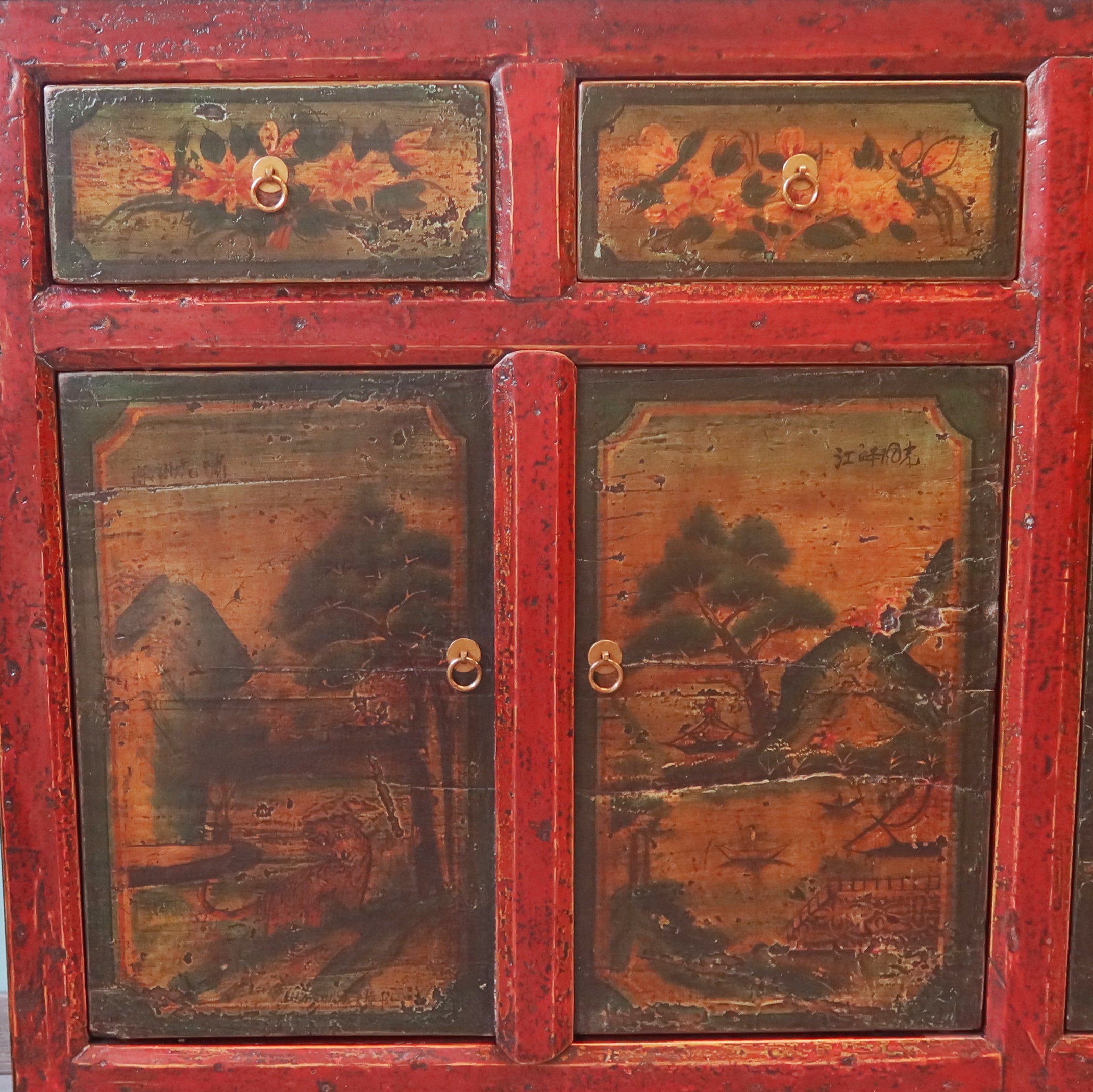 GRANDE CREDENZA MONGOLIA DEC. 6A6C DEC VIVO