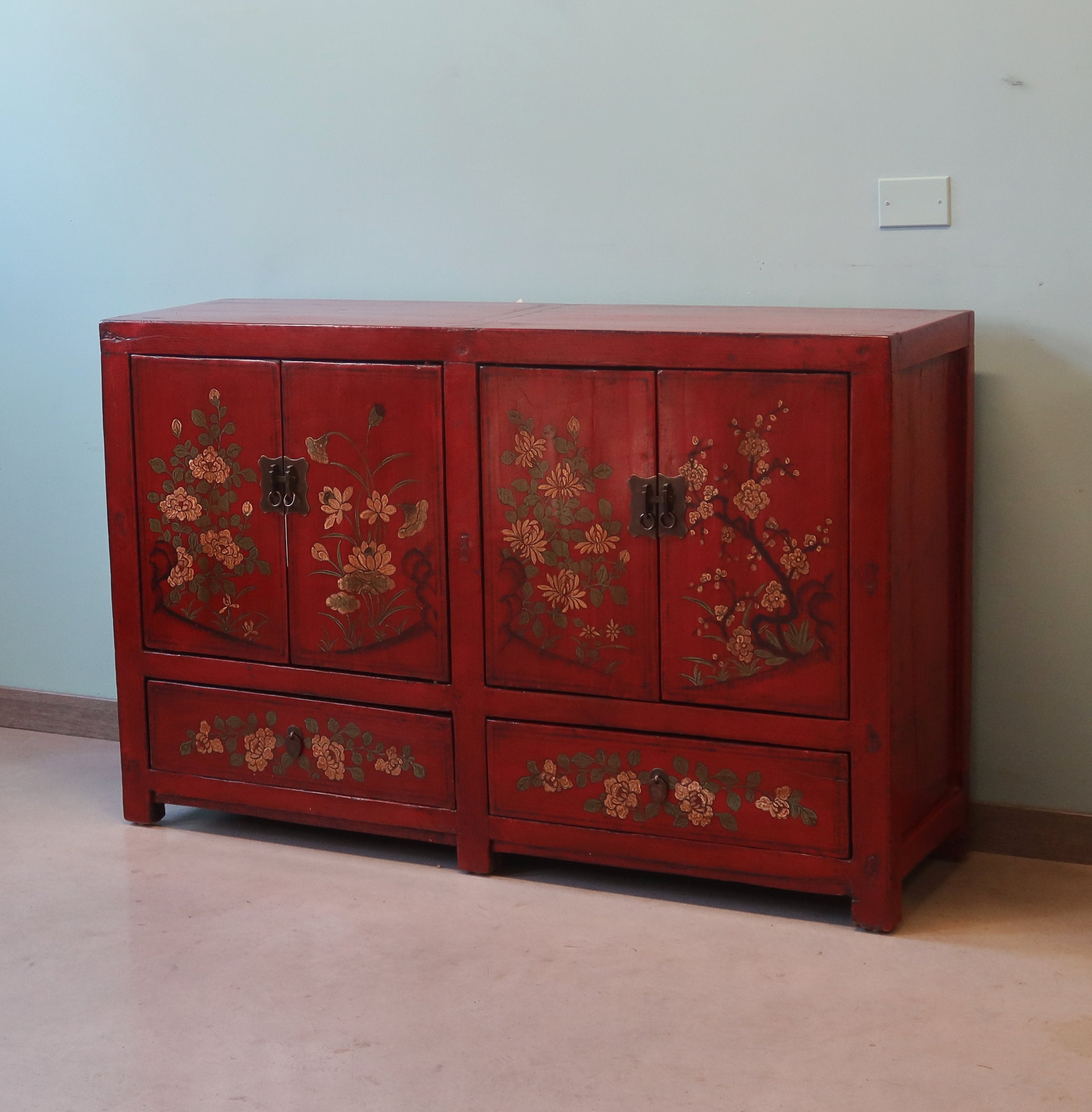 CREDENZA CINA (SHANXI) DOPPIO VANO
