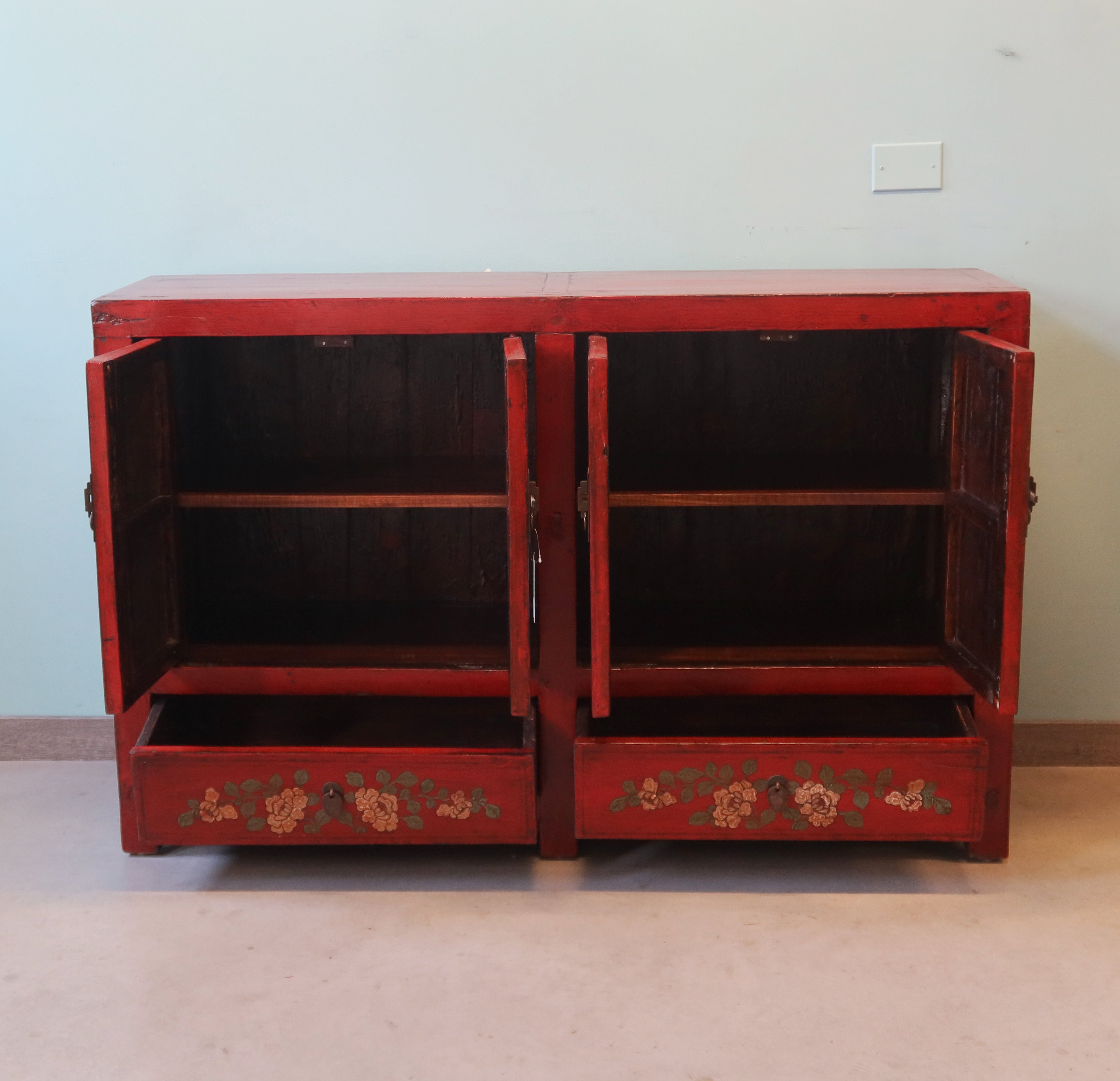 CREDENZA CINA (SHANXI) DOPPIO VANO