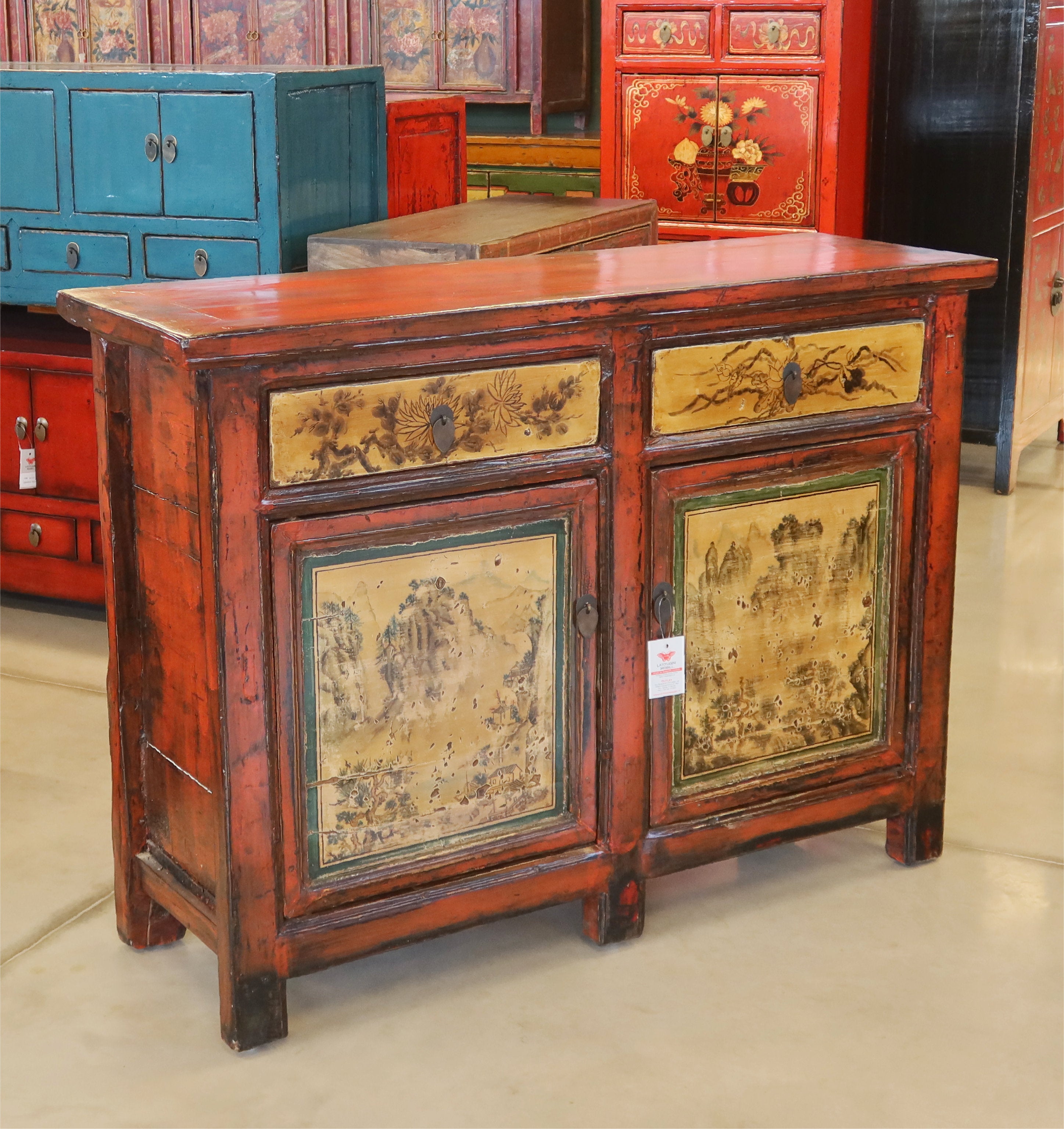 CREDENZA GANZU 2C2P TOP AGGETTANTE