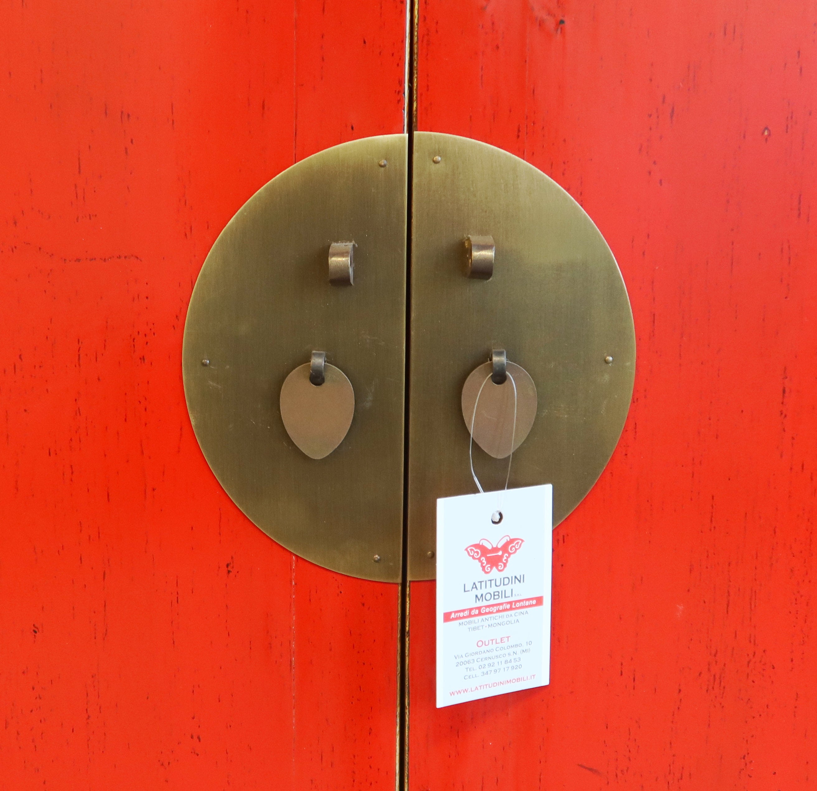 ARMADIETTO NUZIALE LACCA ROSSA