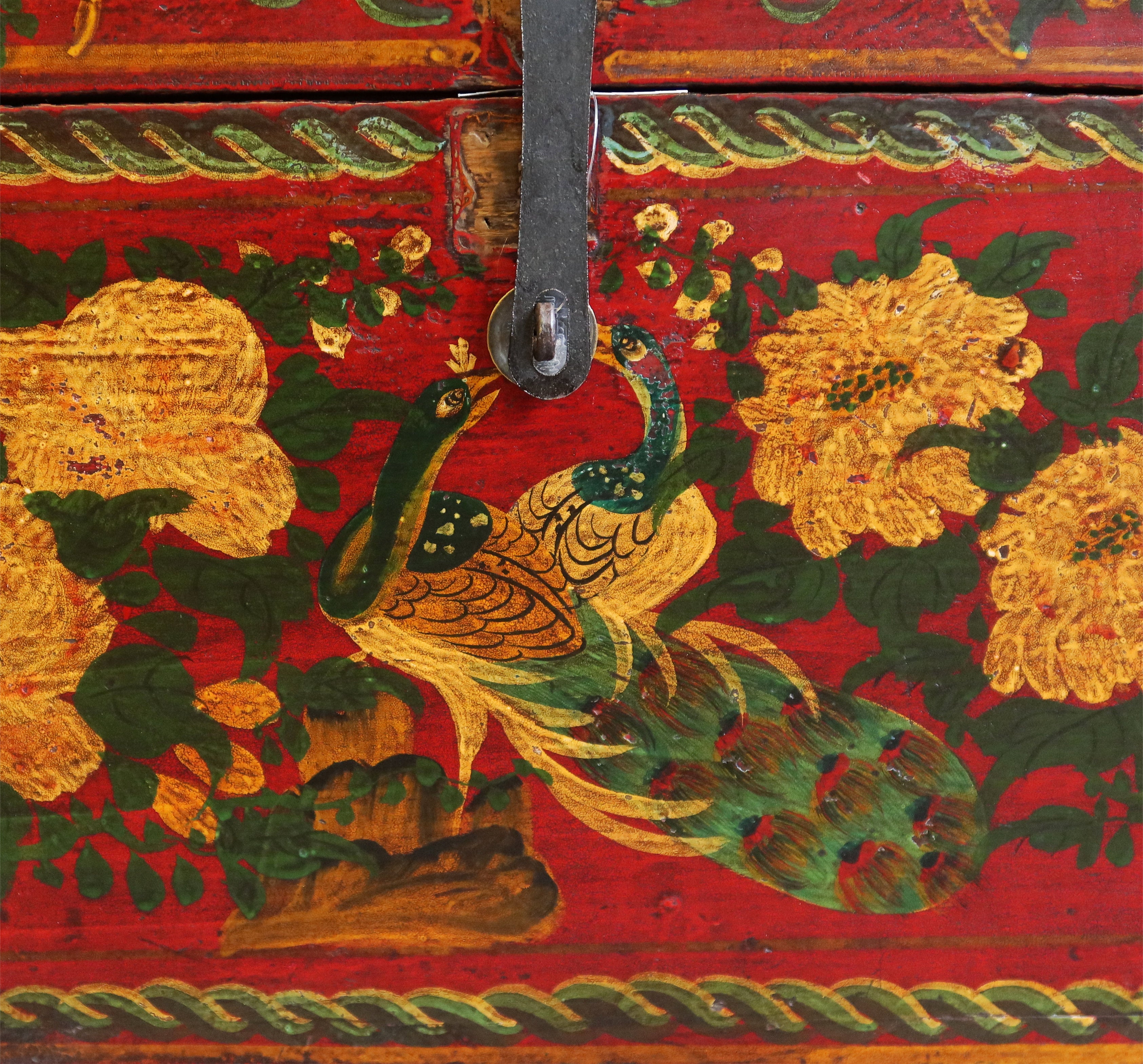 BAULE MONGOLIA DECORO FIORI