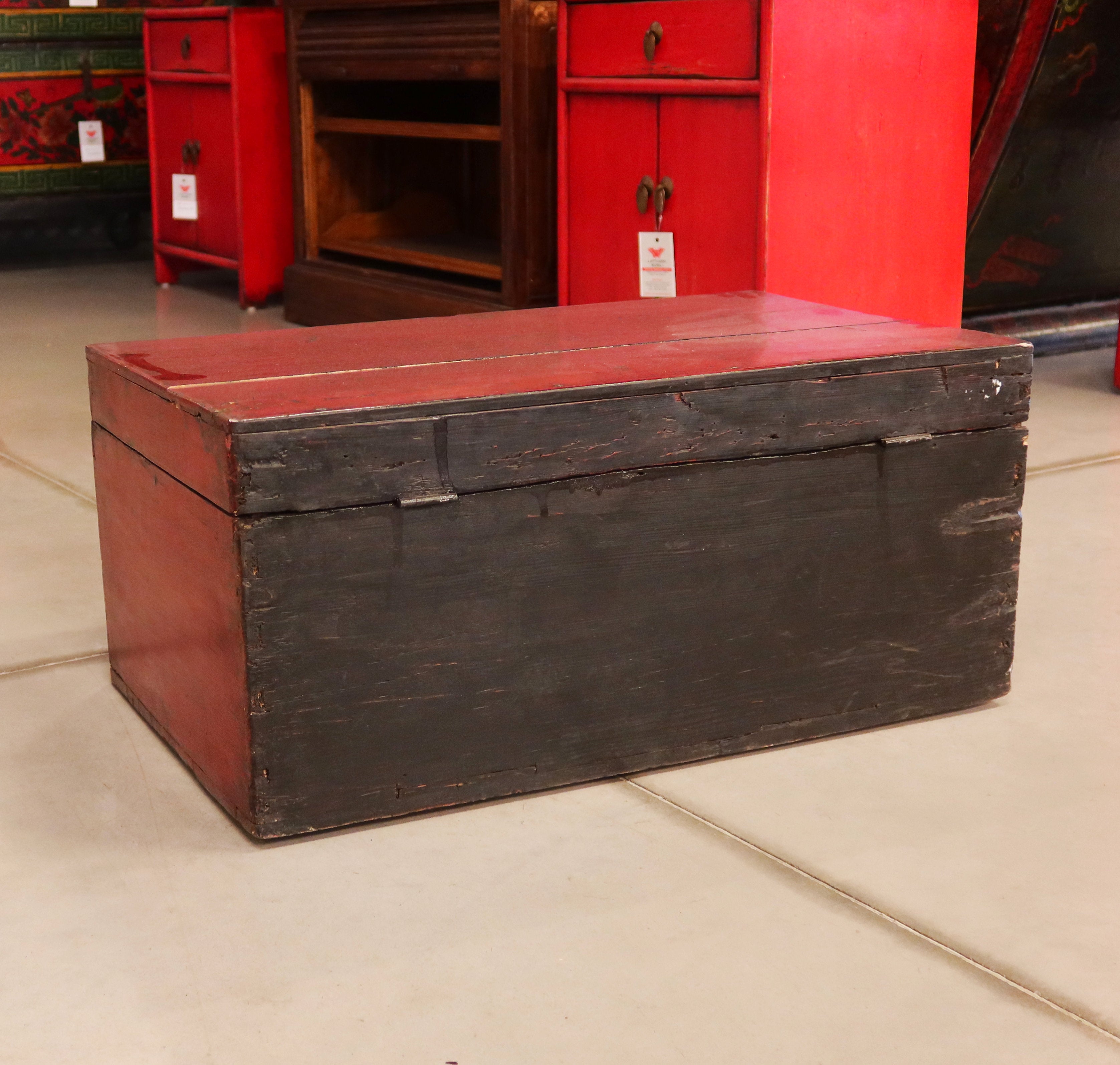 BAULE DELLA MONGOLIA DECORATO