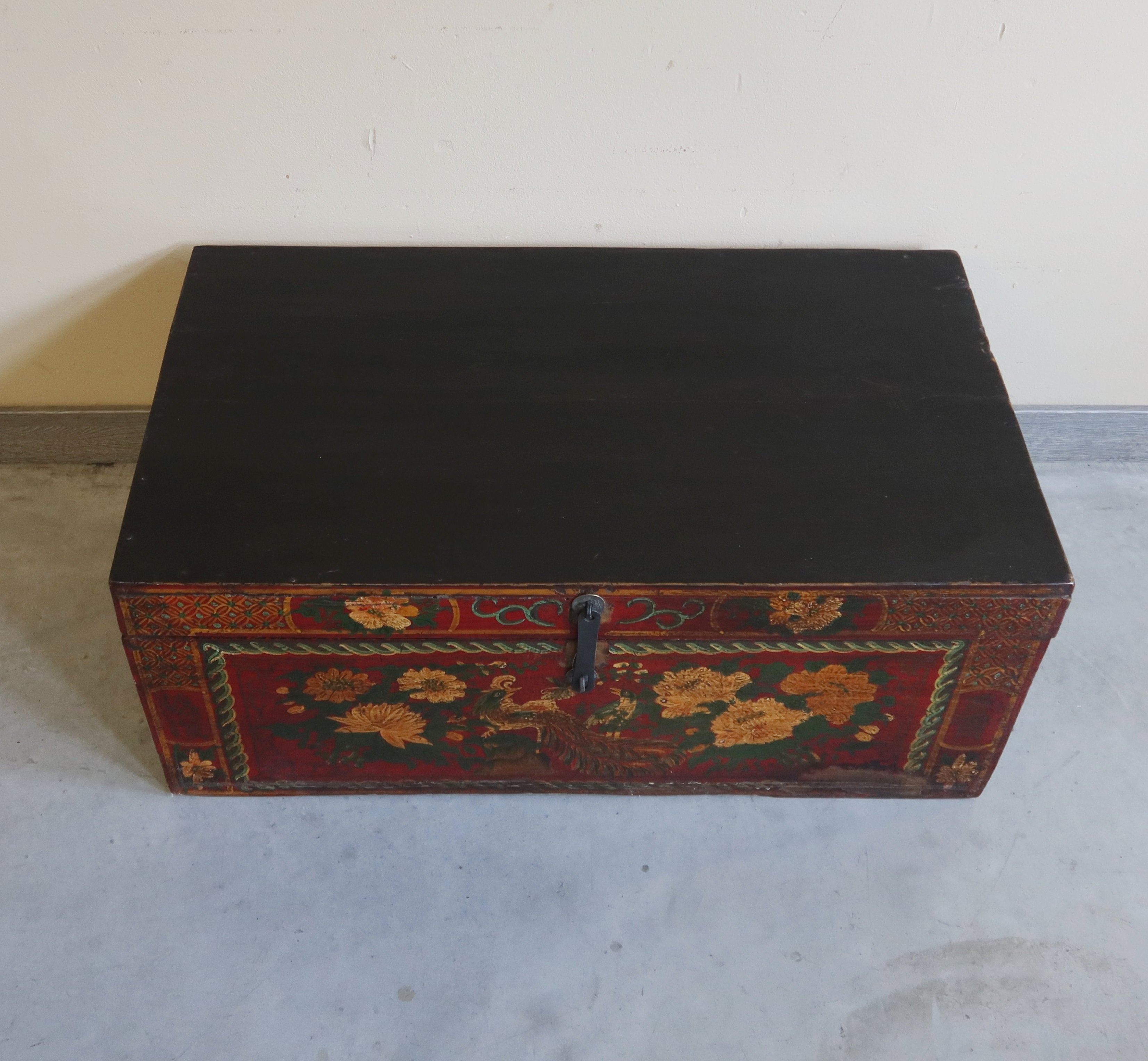 BAULE MONGOLIA DECORO FIORI