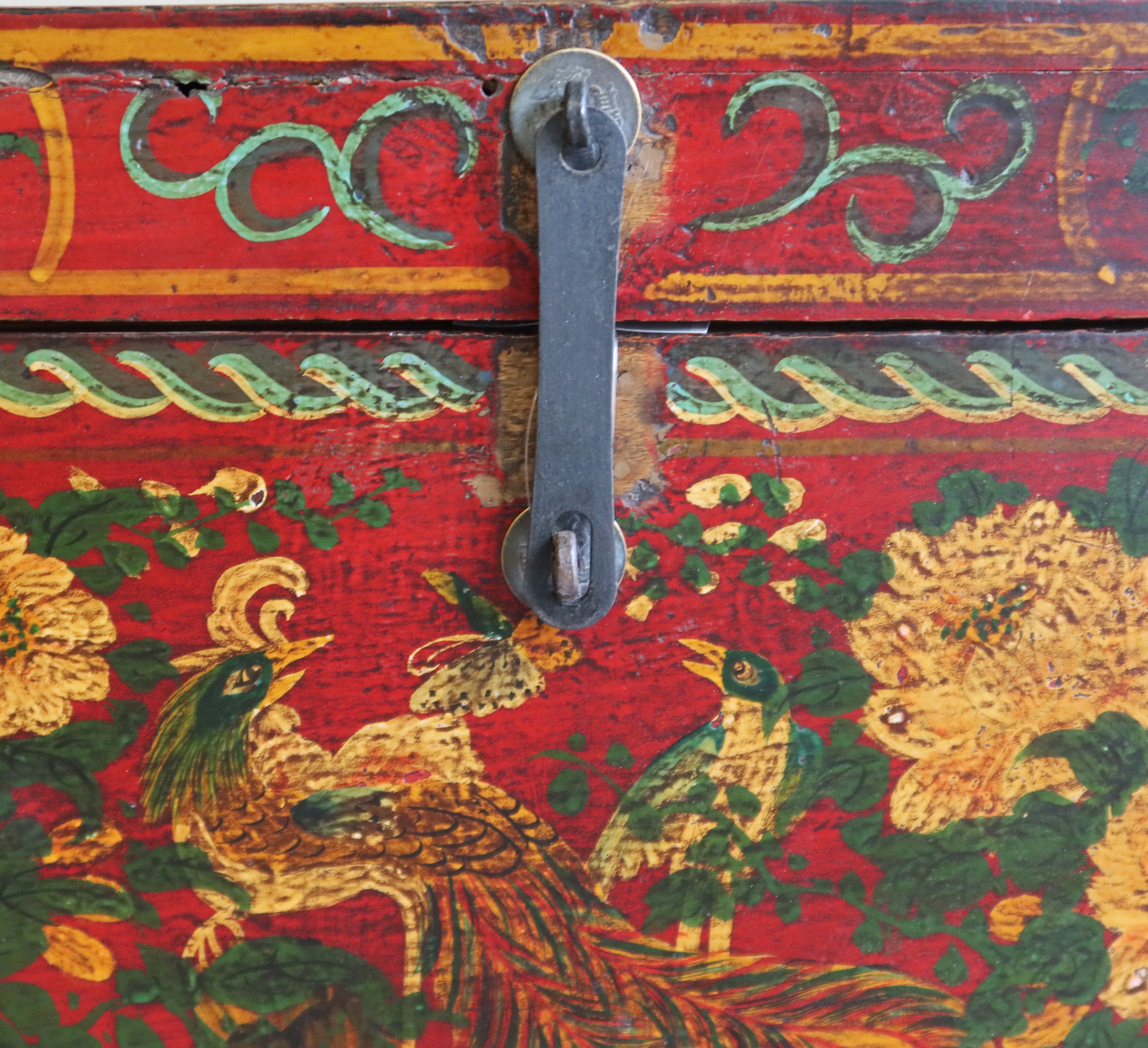 BAULE MONGOLIA DECORO FIORI