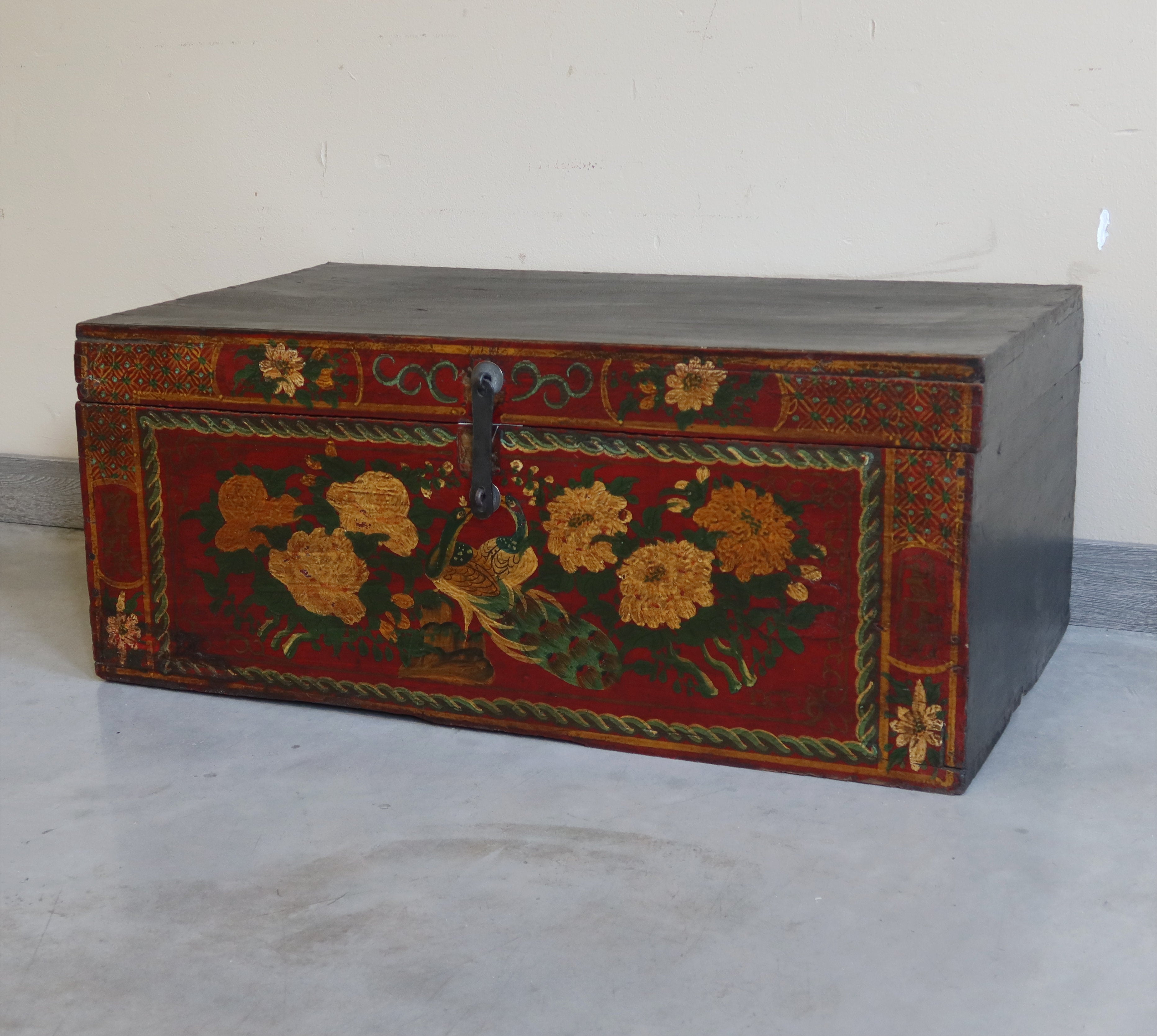 BAULE MONGOLIA DECORO FIORI