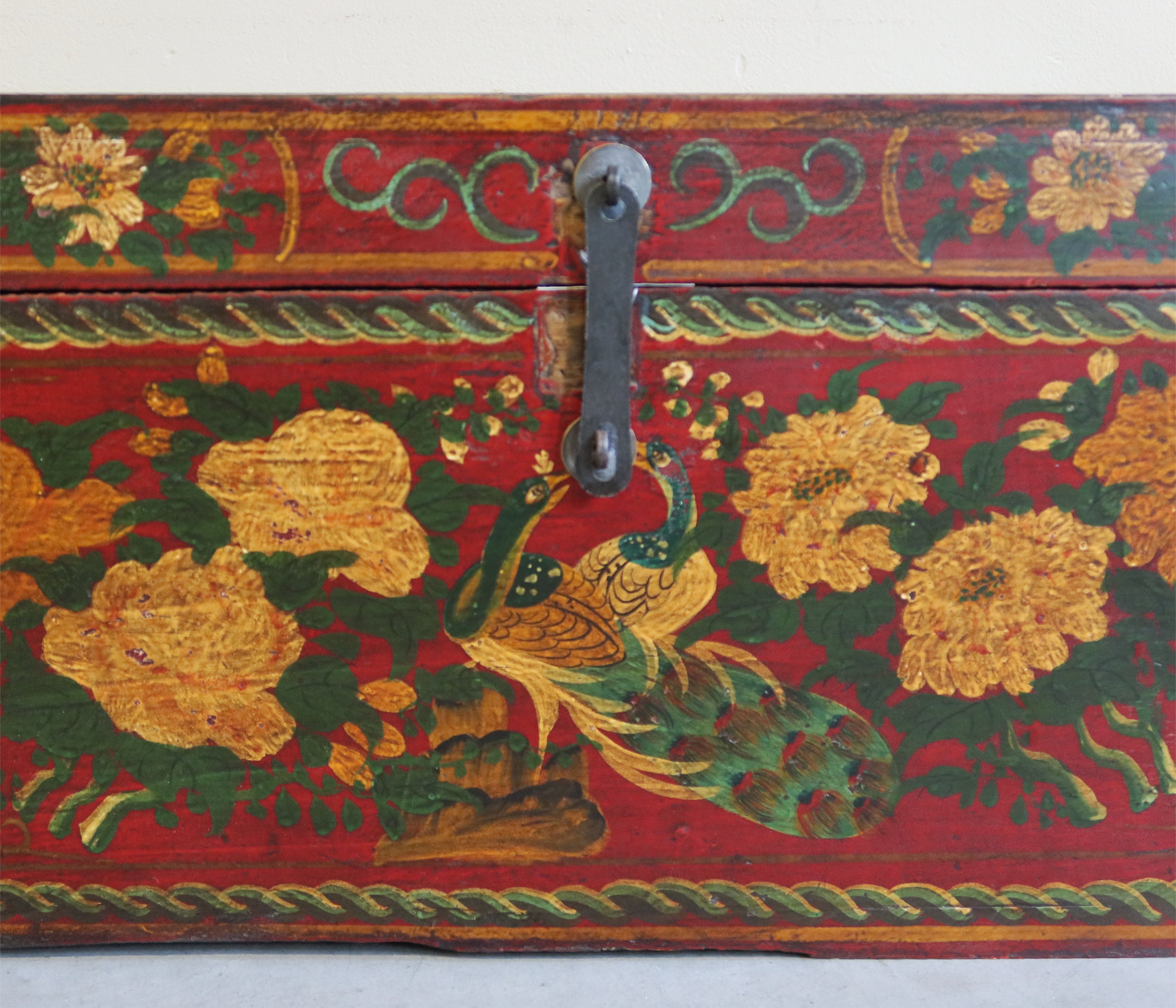 BAULE MONGOLIA DECORO FIORI