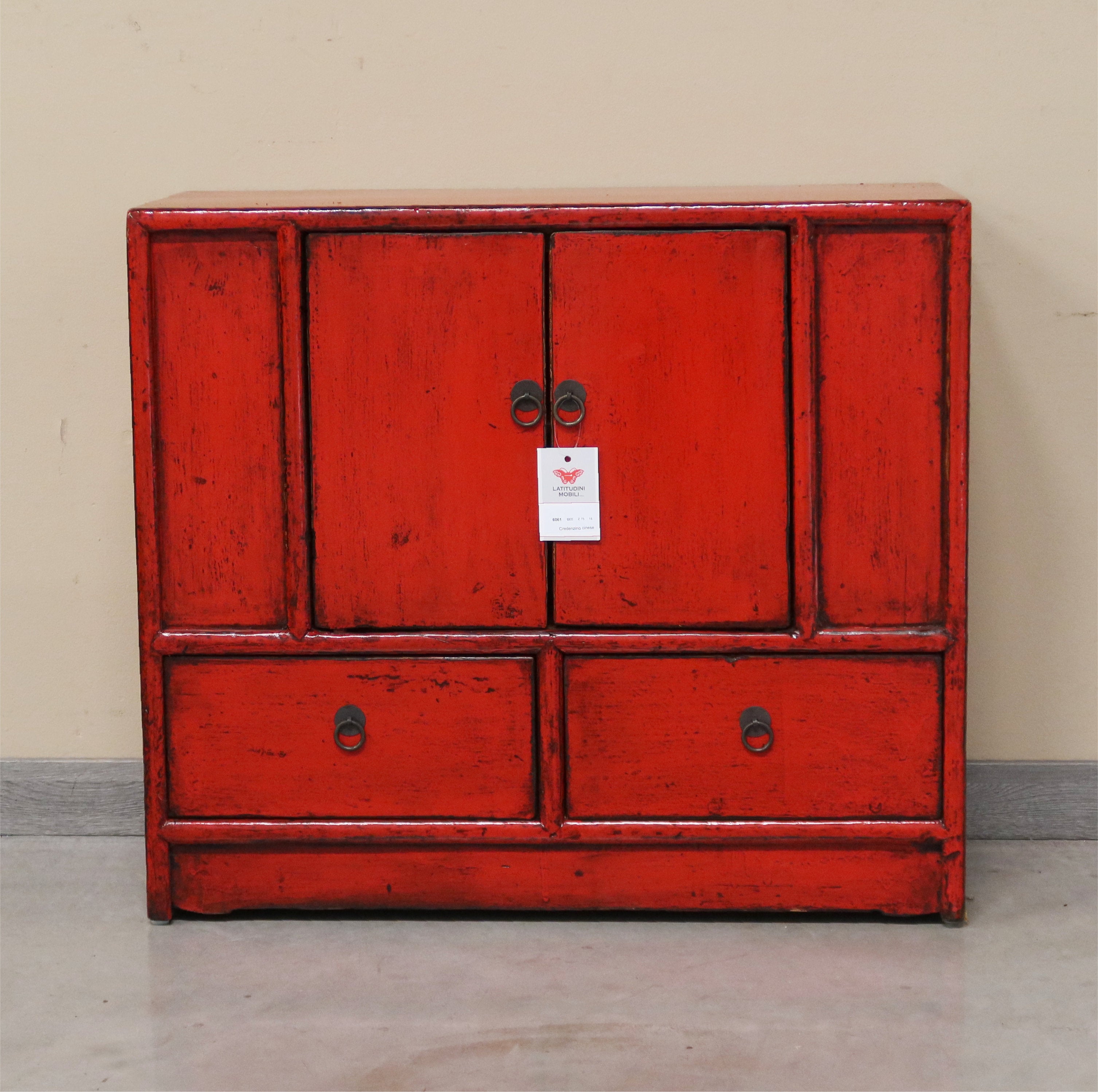 MOBILETTO CINESE LACCA ROSSA