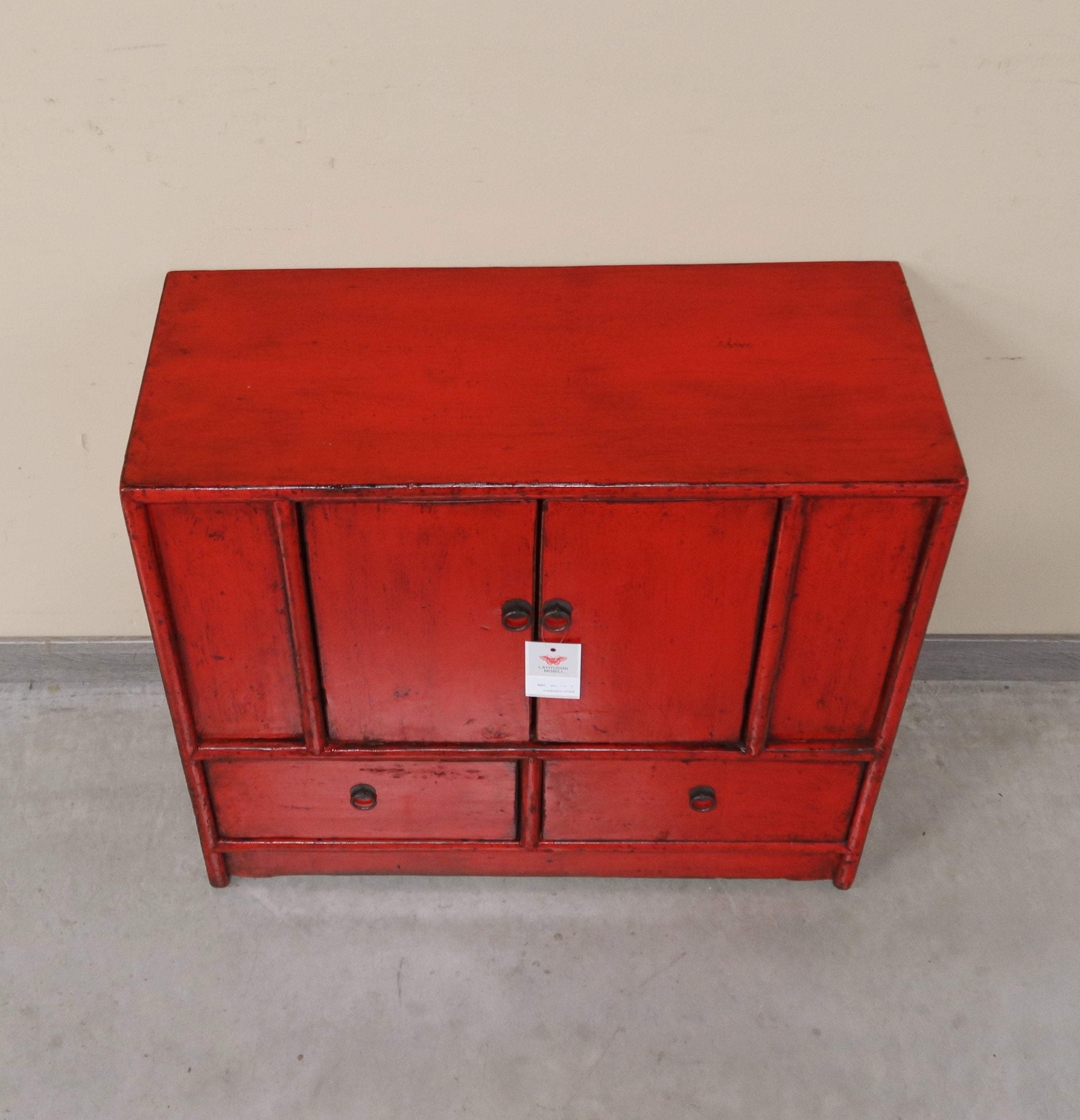MOBILETTO CINESE LACCA ROSSA
