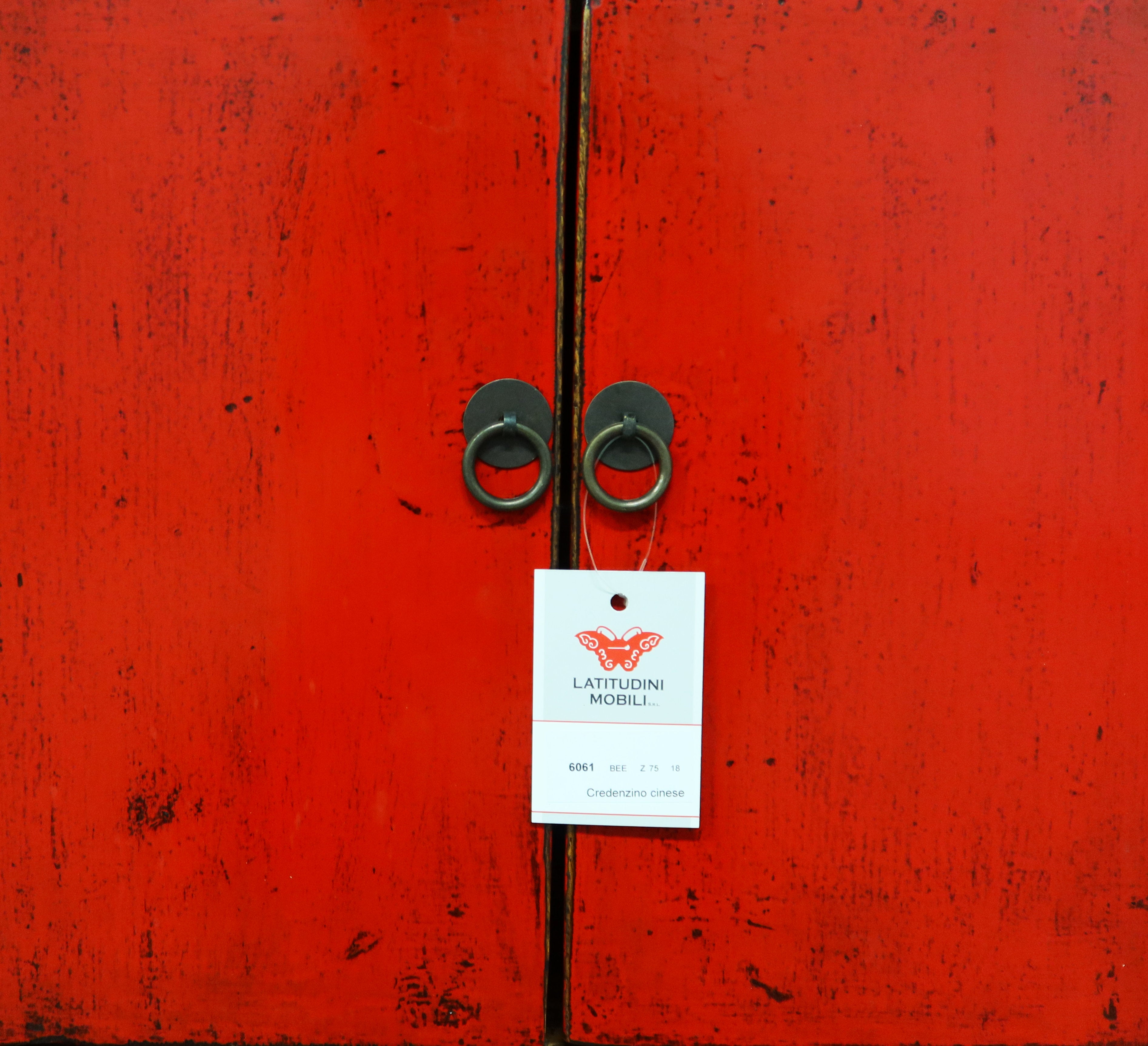 MOBILETTO CINESE LACCA ROSSA