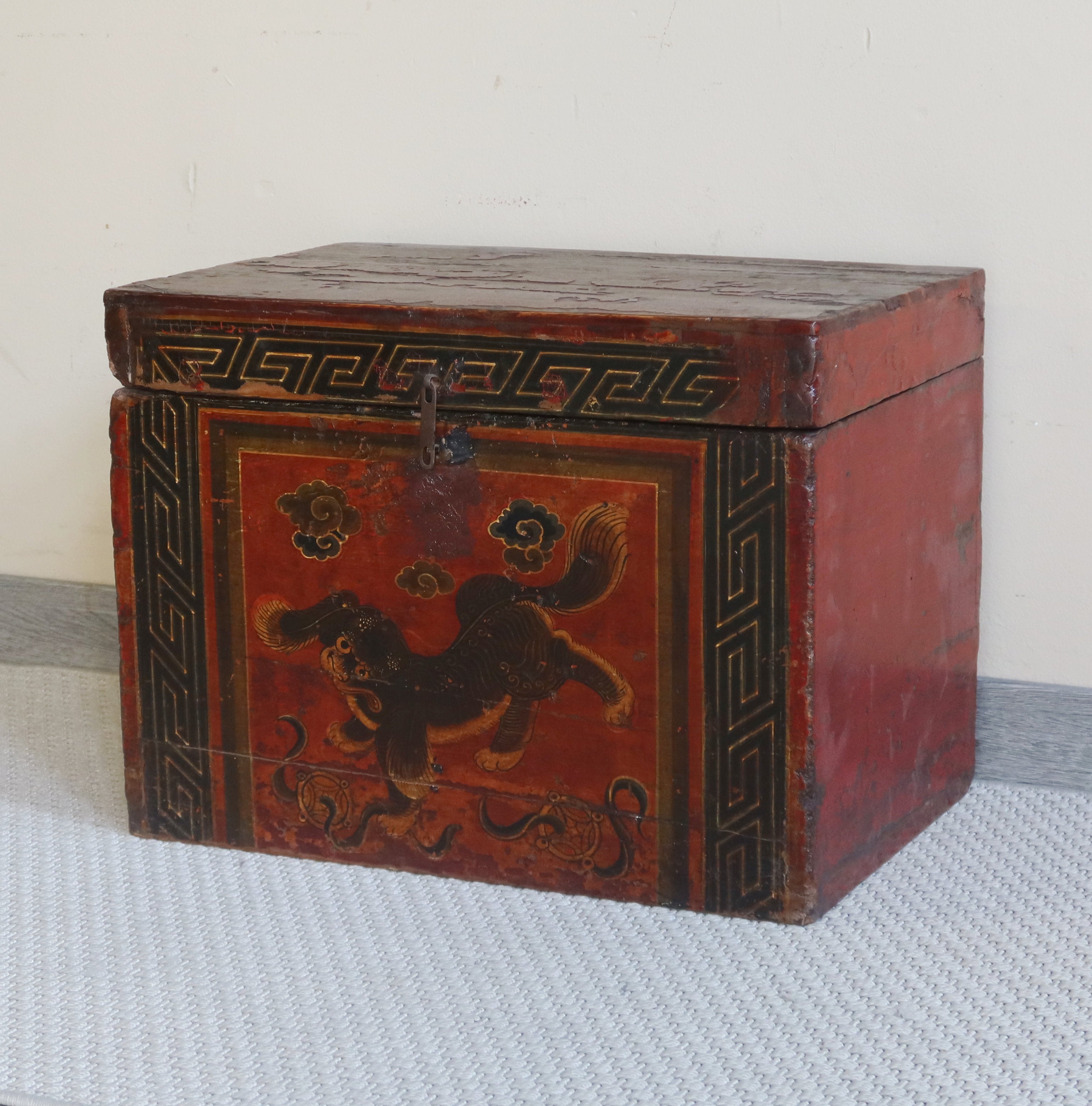 BAULE MONGOLIA DECORO LEONCANE