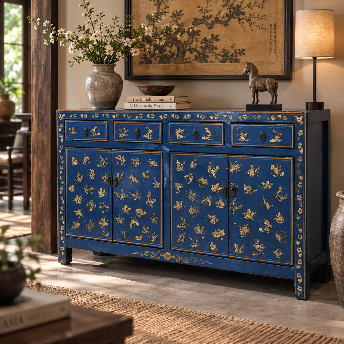 BUFFET SHANXI LACCA DECORATA